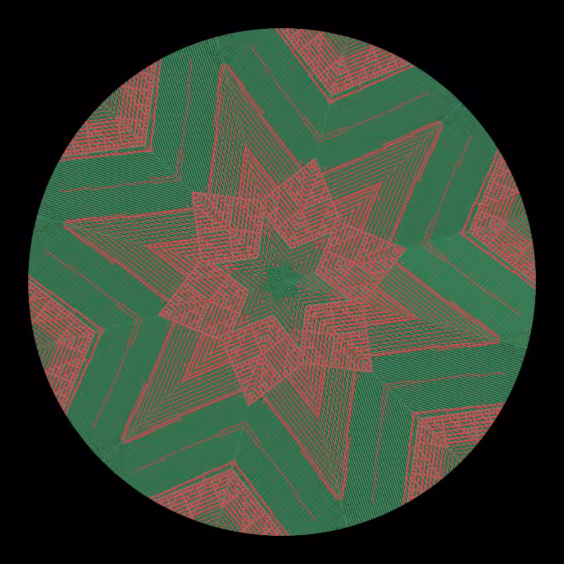 Binary kaleidoscope #36