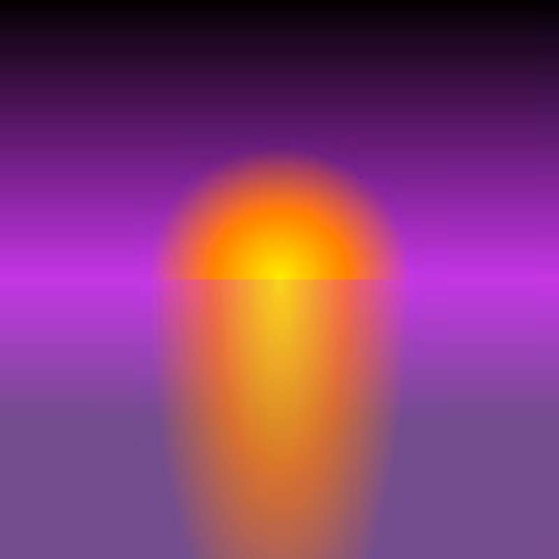 Sunset over random planet #3
