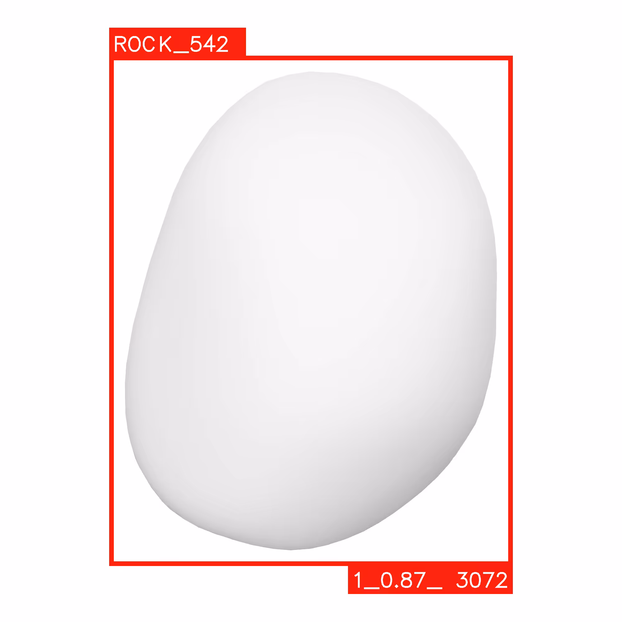 UNSHADED ROCKS: ROCK 542