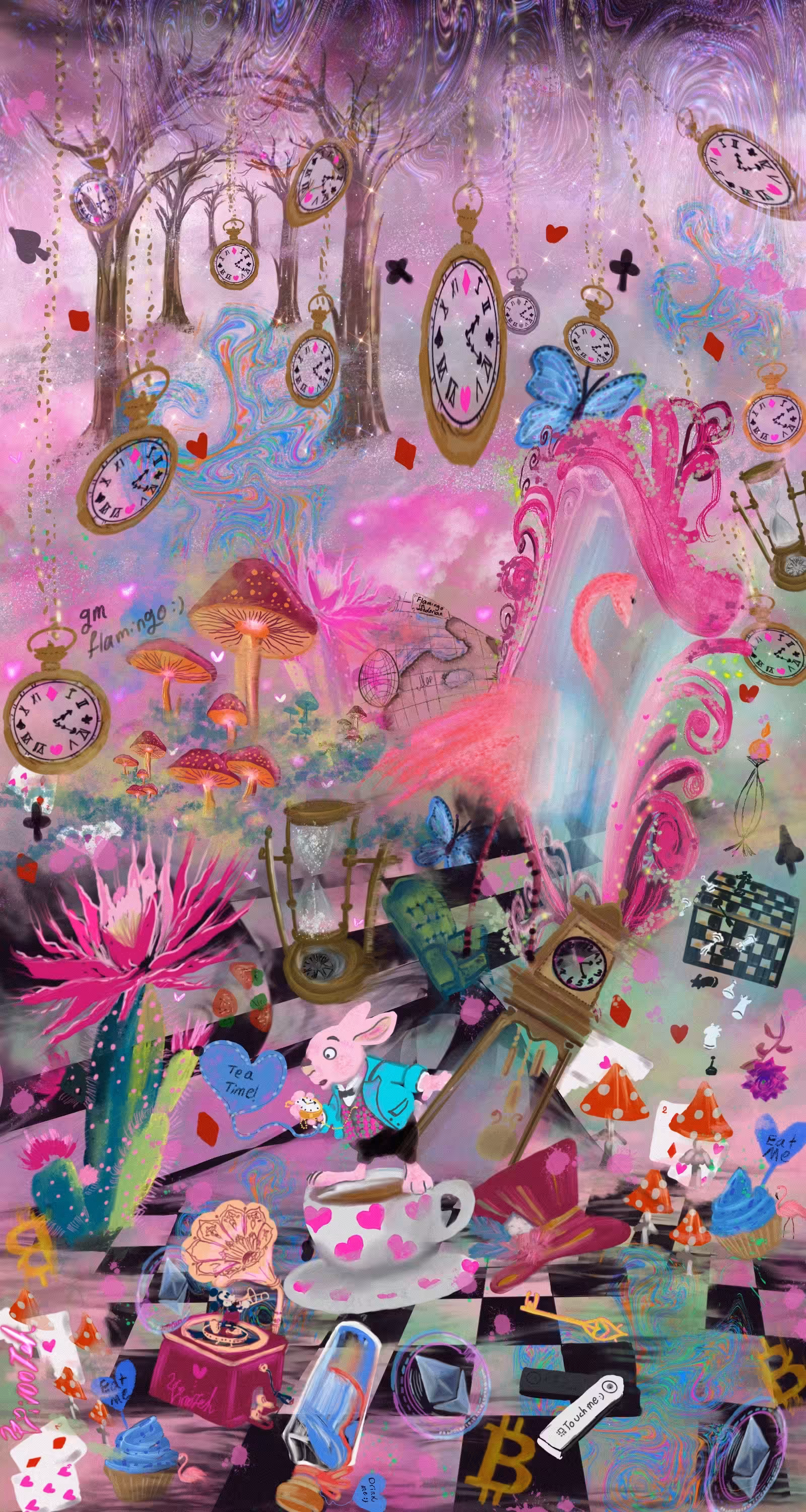 FLAMINGO IN WONDERLAND