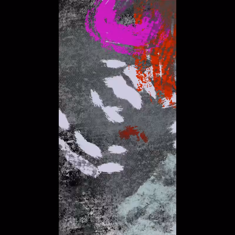 paint on the canvas I #5