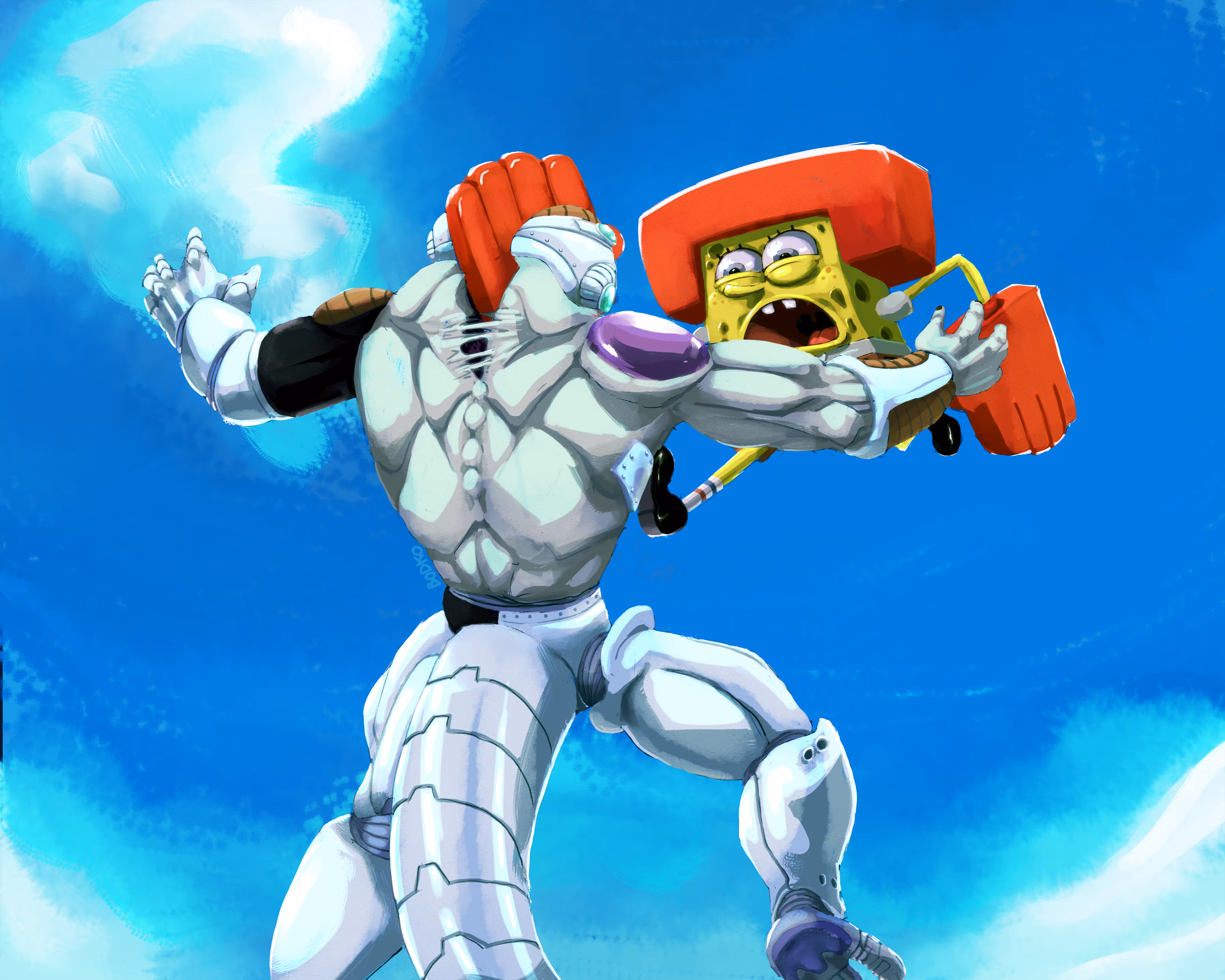Spongebob Defeats Frieza