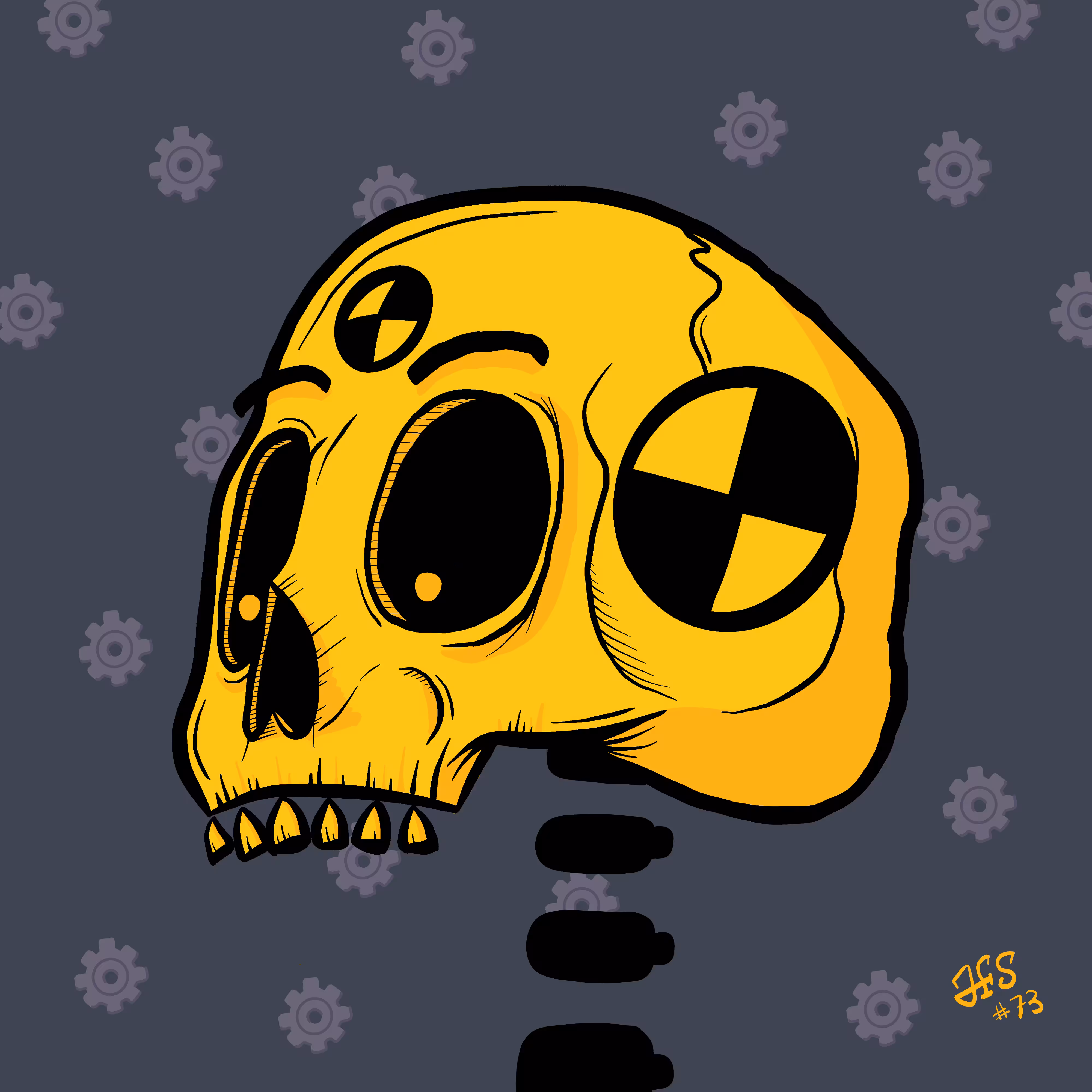 Almost Fancy Skull #73