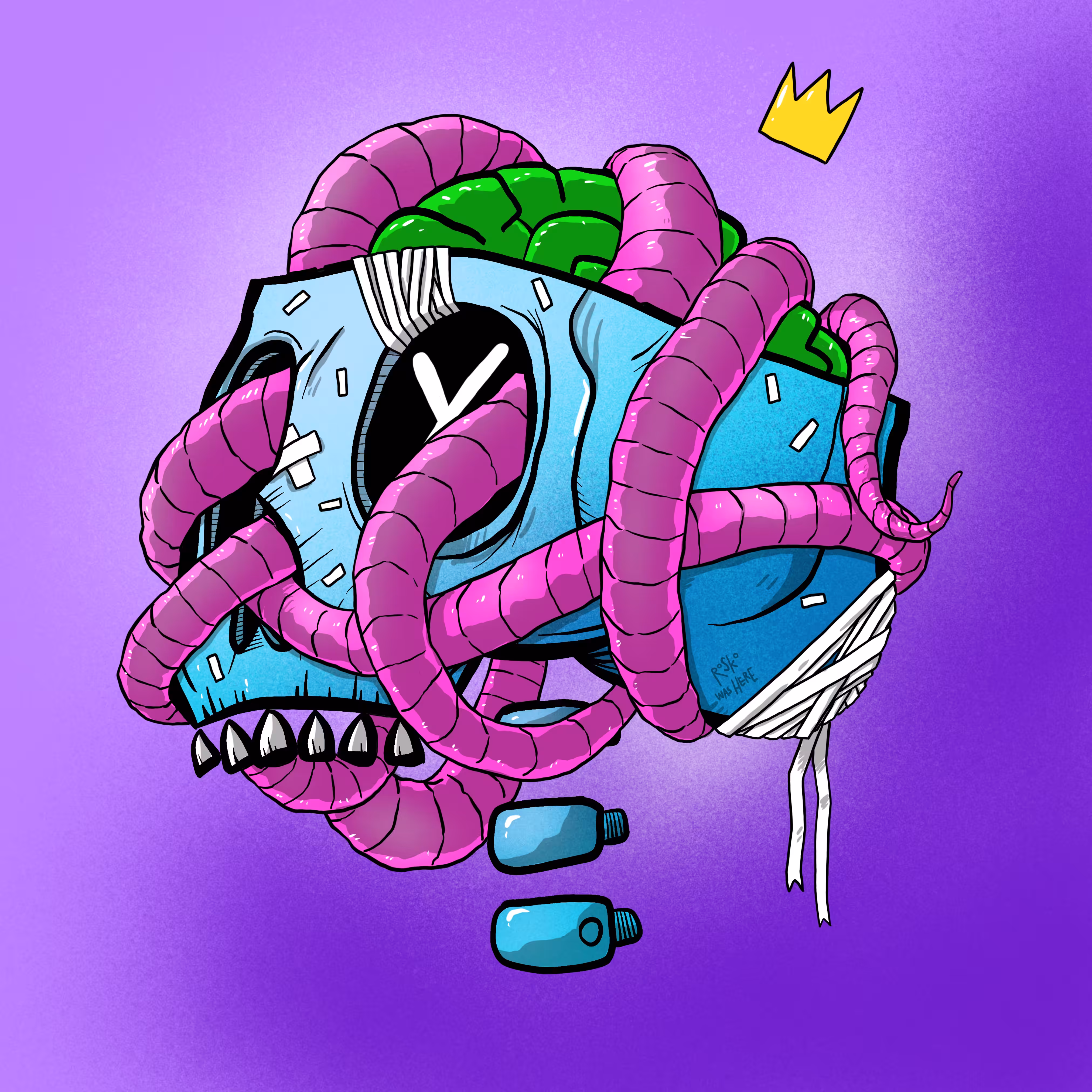 Almost Fancy Skull #56 - Felix