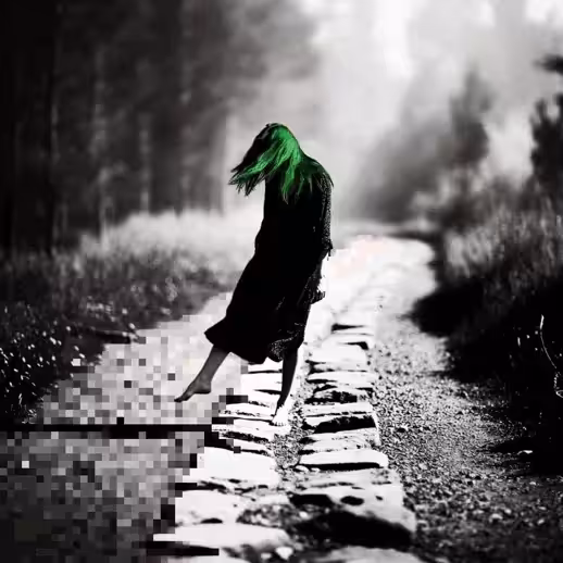 Iranian Woman, Between Stones and Hope