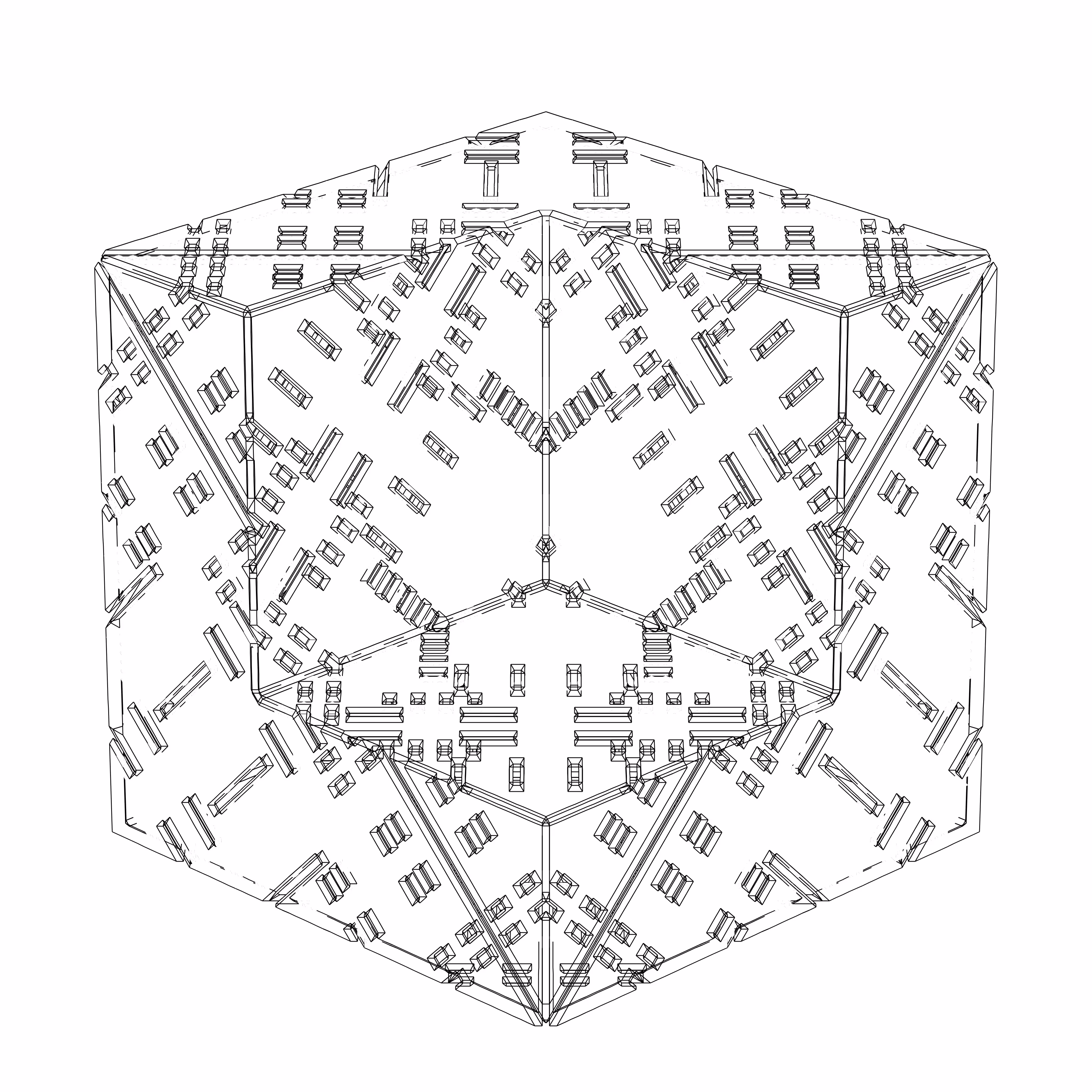 LL21 Alien Art Cube #745