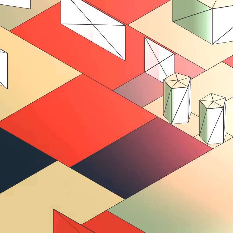Geometric city #345