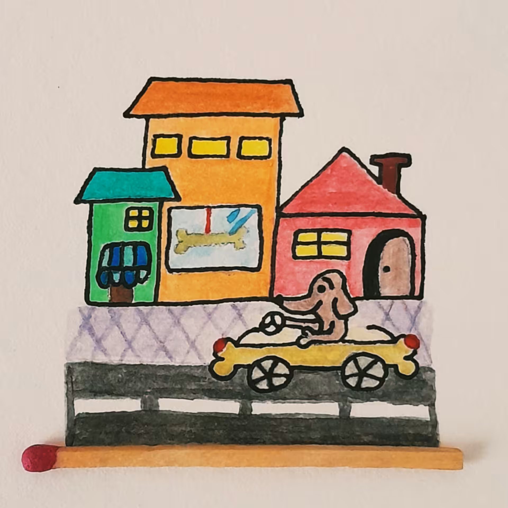  Matchstick: Dog 8