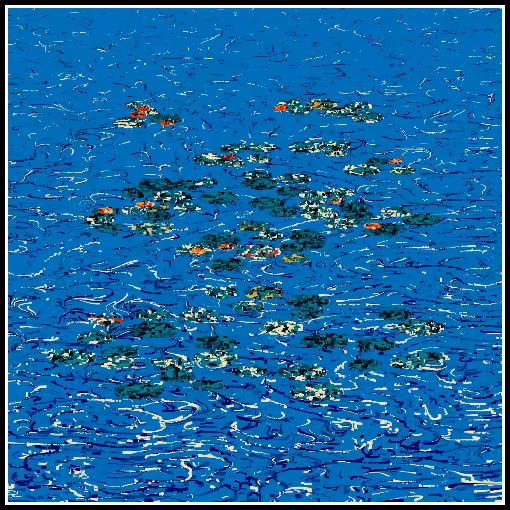 Polluted water lilies #127