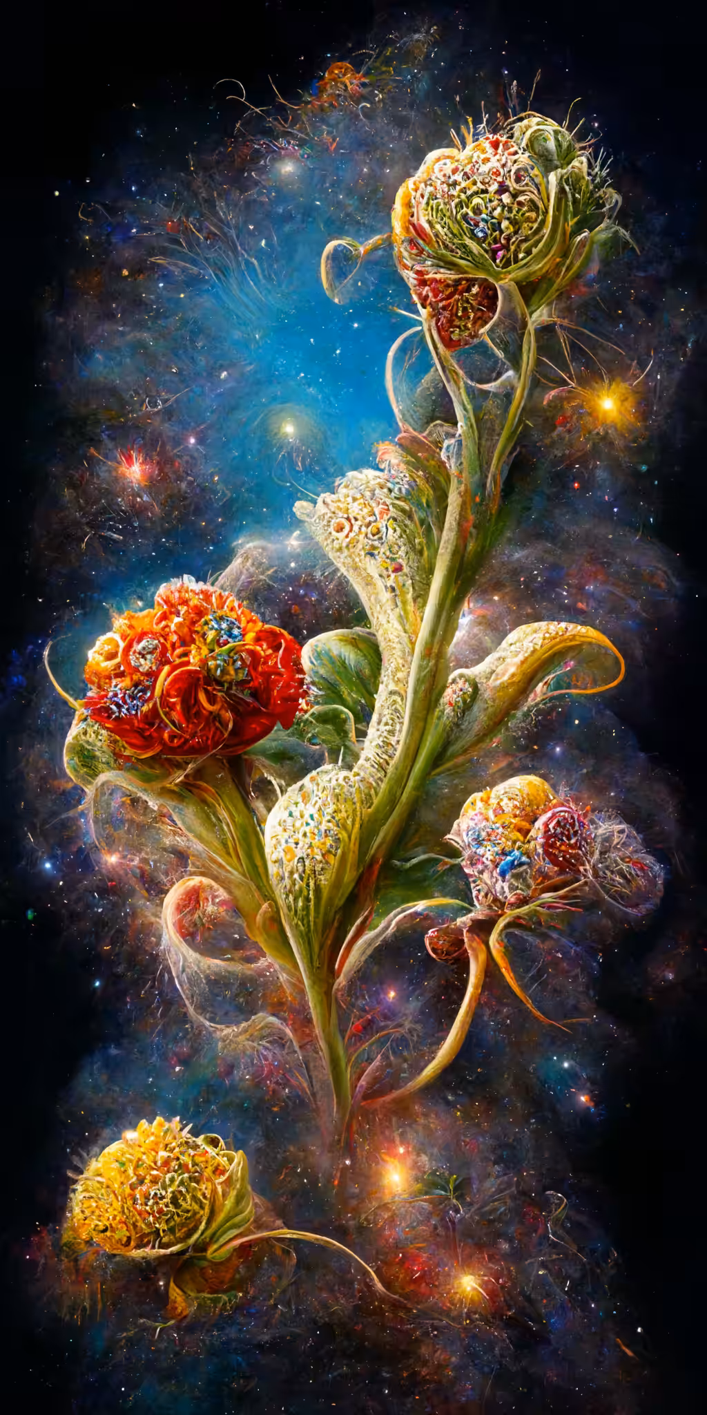 Cosmic flower X