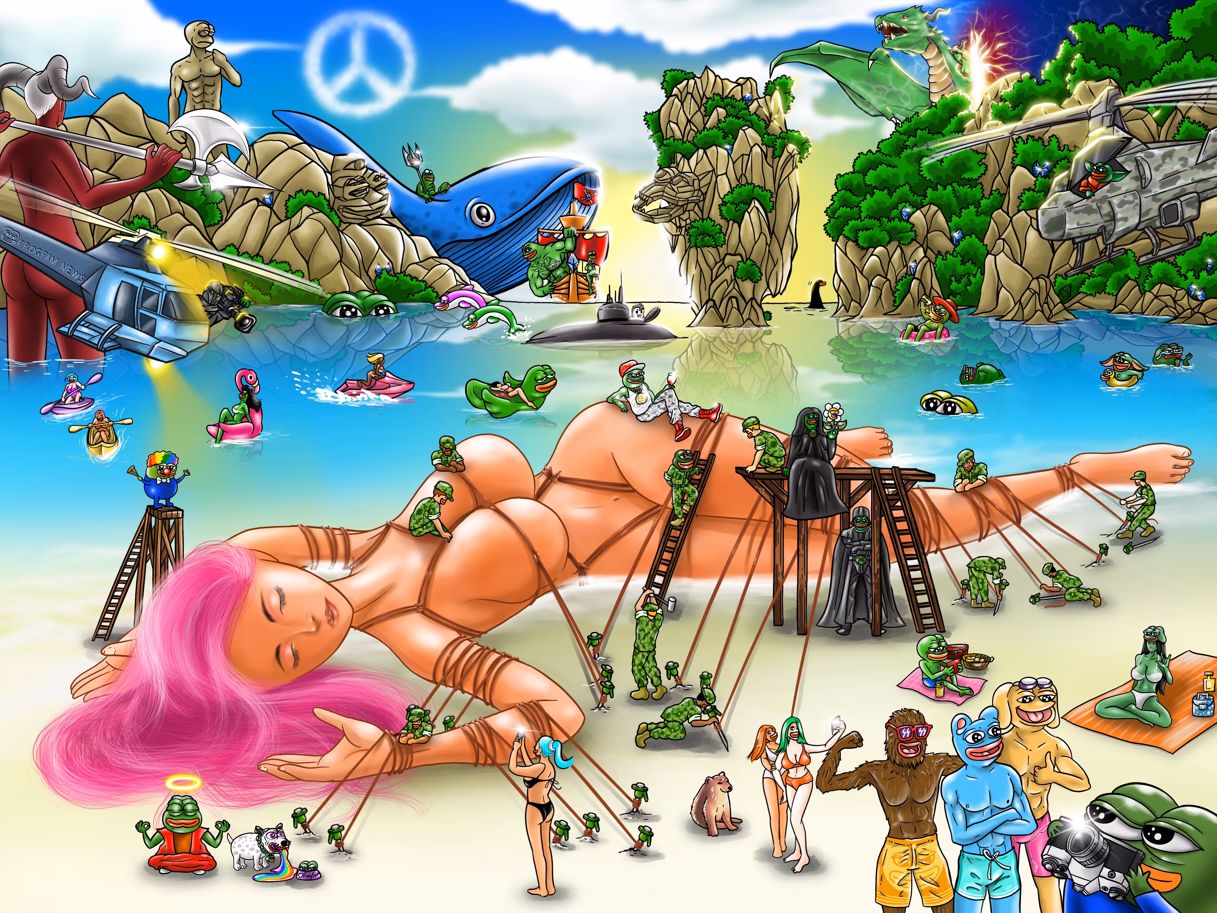 Girl gulliver's travels