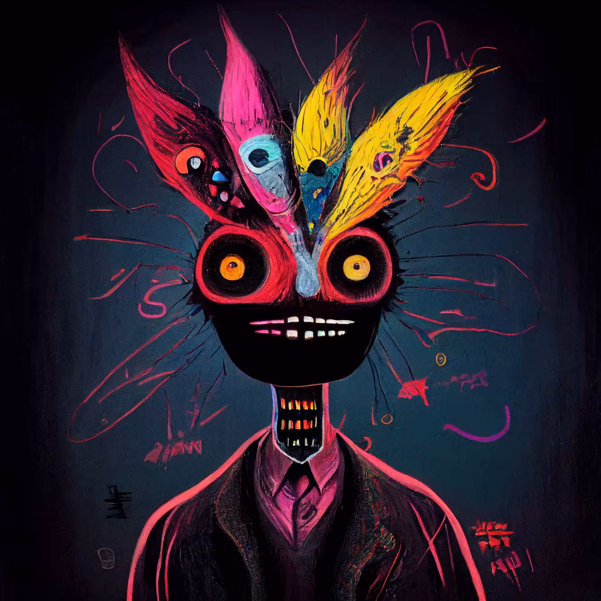 Basquiat Little Creatures: Little Creature #00484