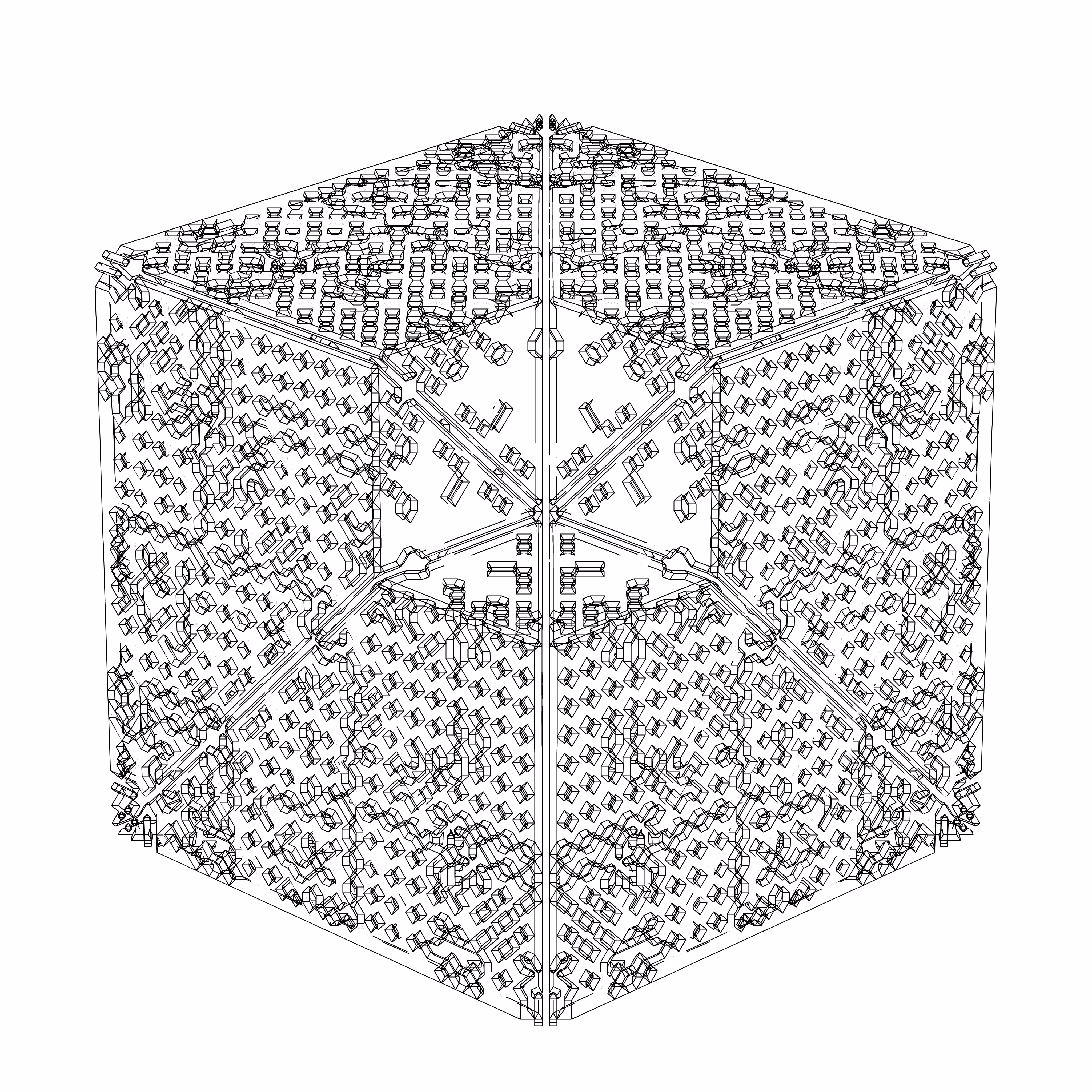 LL21 Alien Art Cube #478