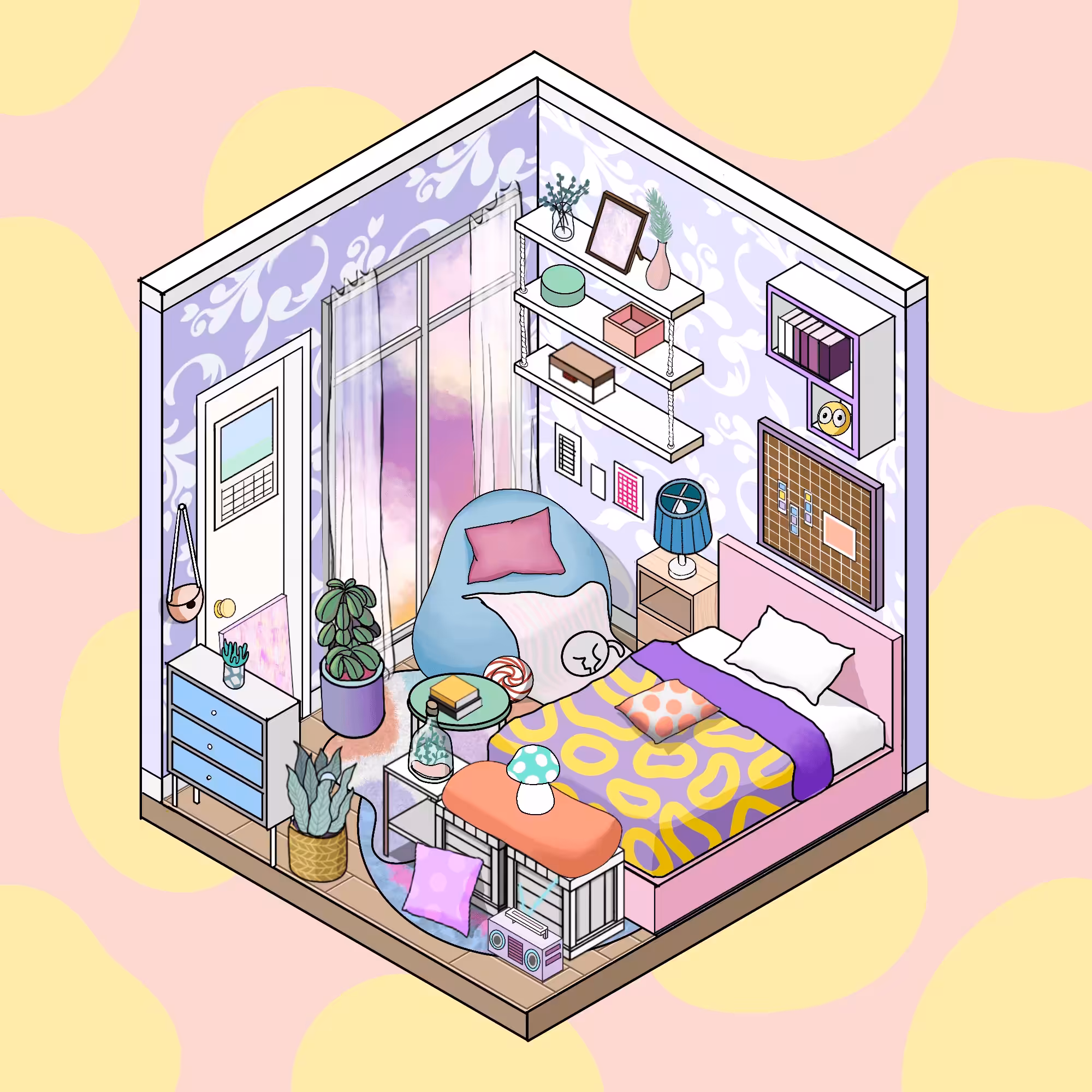 Studio B, The pastel