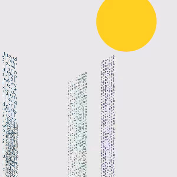 Building of letters #47