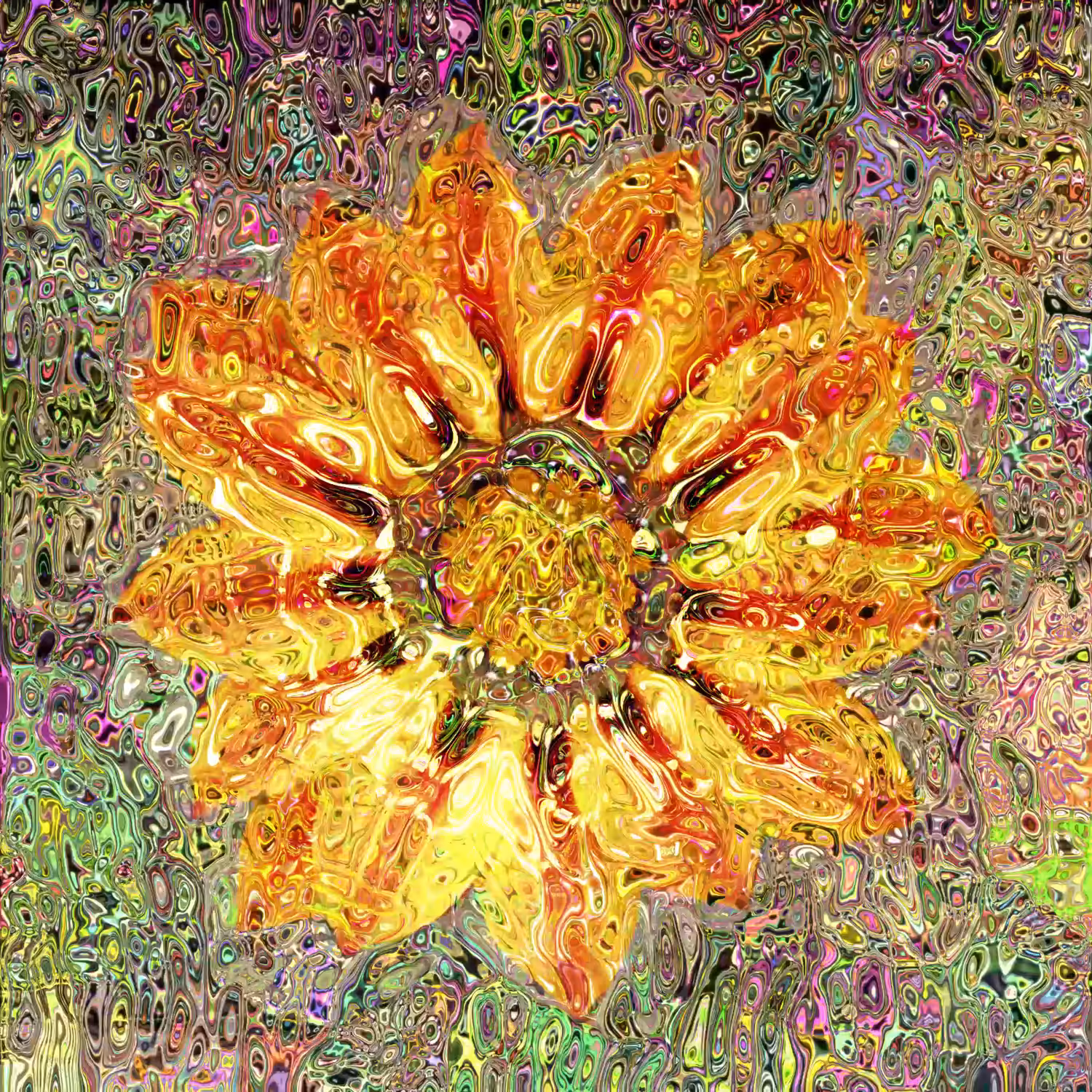 Gazania distortion #22