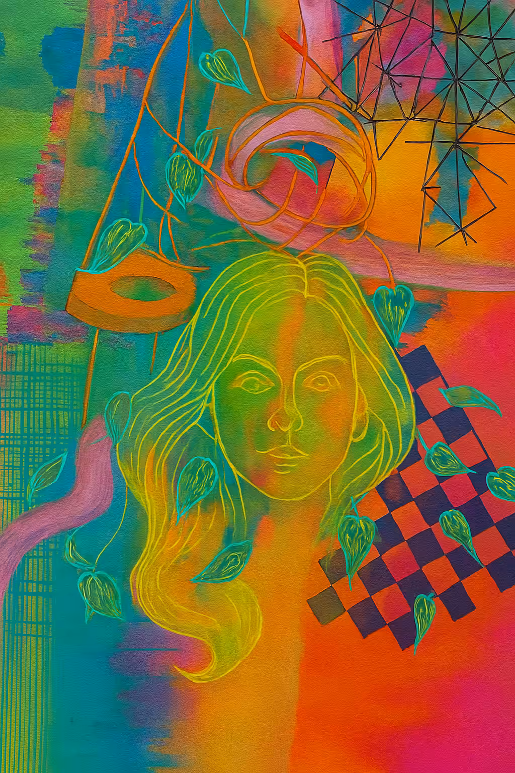 Neon Reverie: Web of Emotion