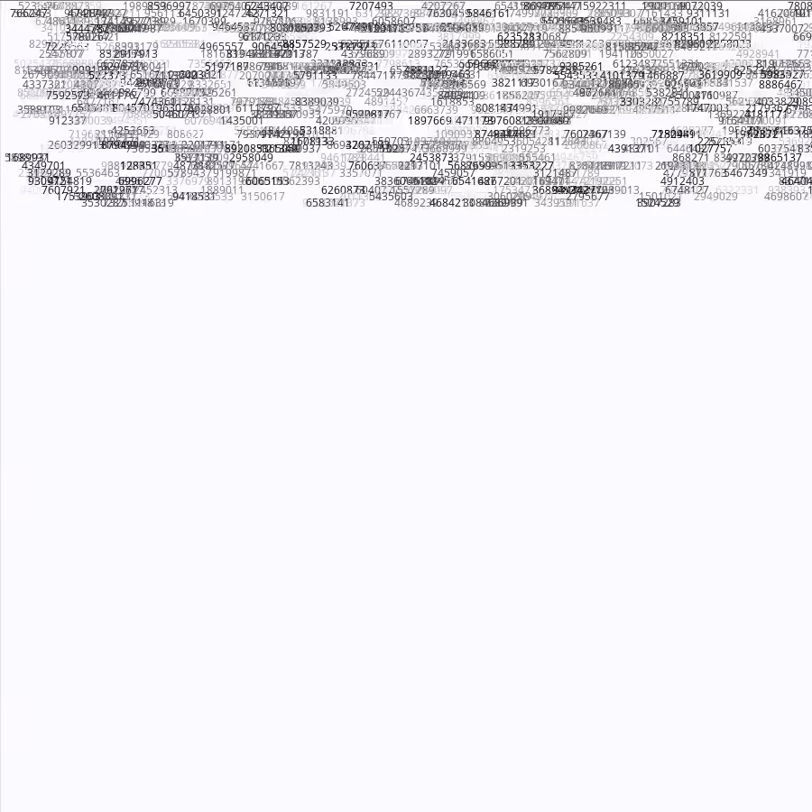 Painting by Random Prime Numbers #7