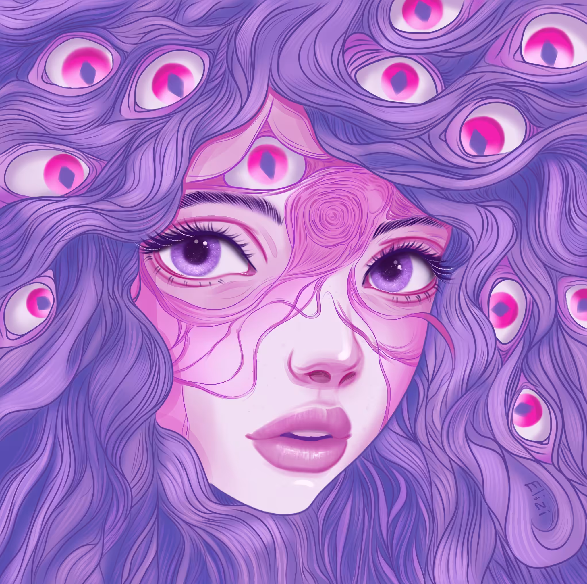 Under the gaze