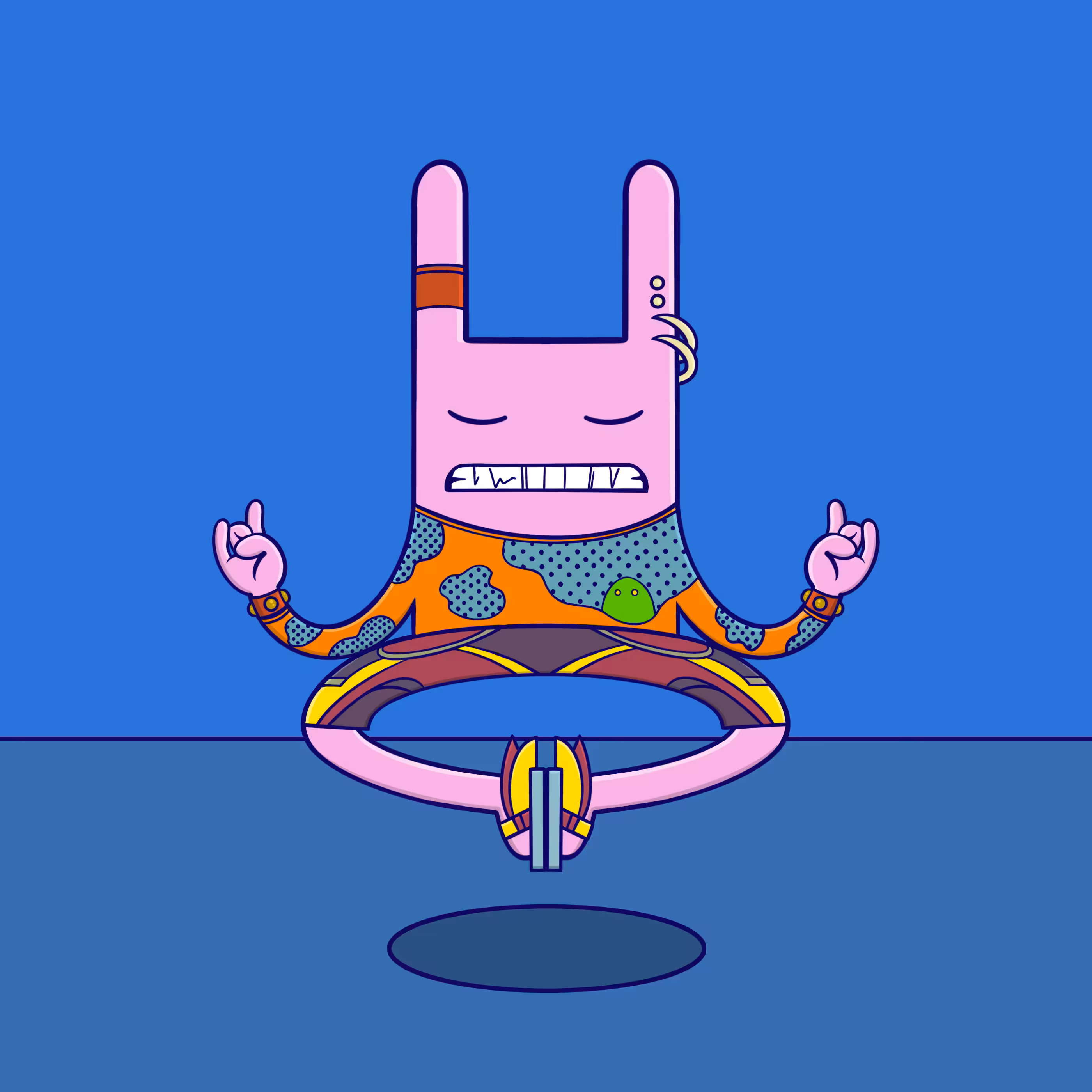 Meditation Rabbit #100