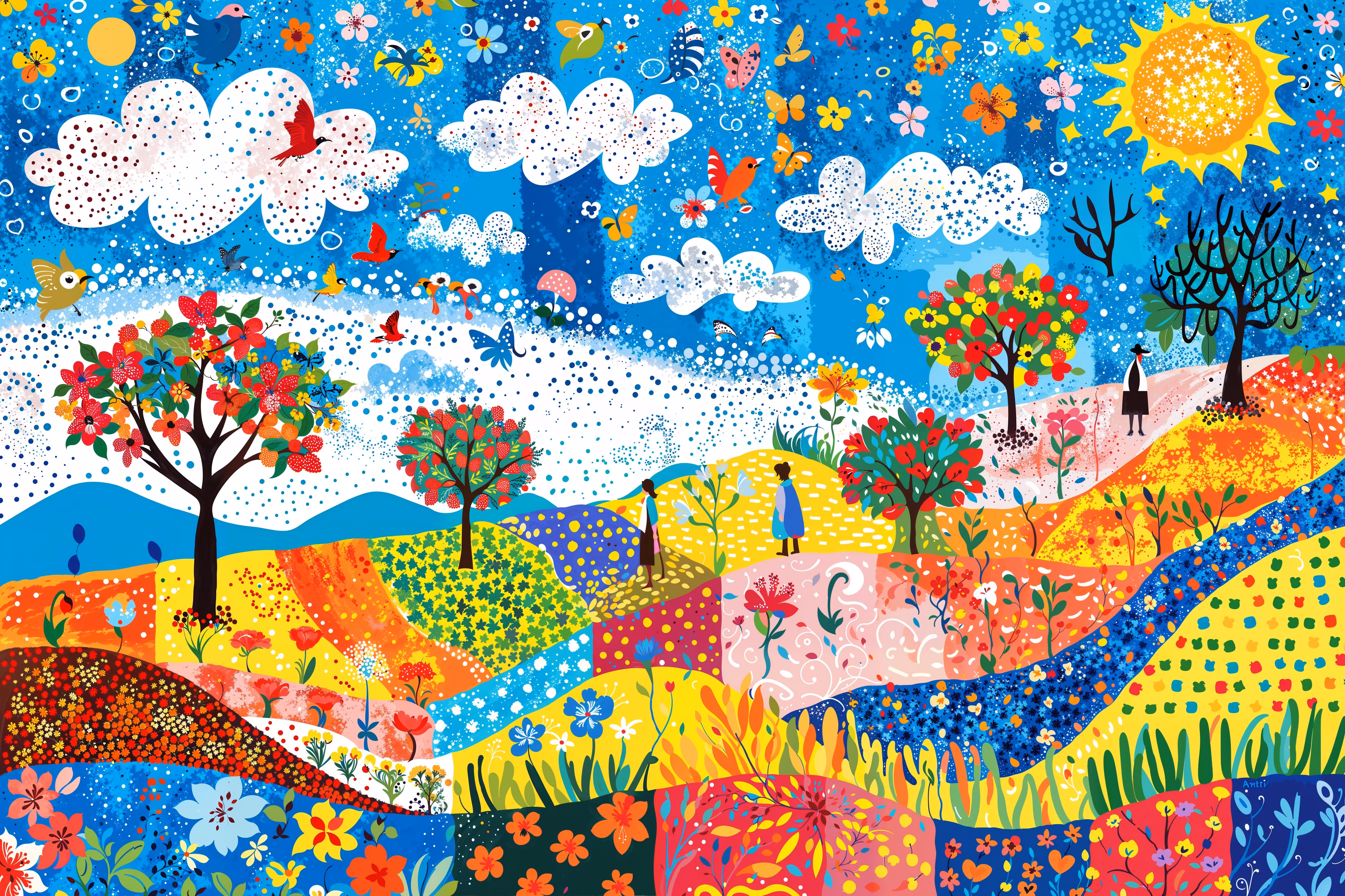 the flowering