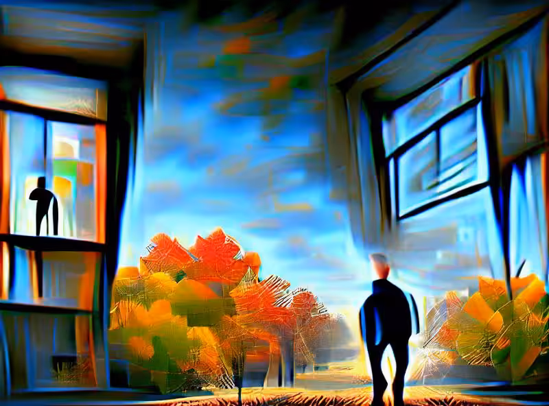 Abraham's First Works: Living in a lonesome way Had me looking other ways 'Cause I am, I am, I am lost here, again But on a bright fall morning, I'm with it I stood a little while within it Man, you have to know Know the