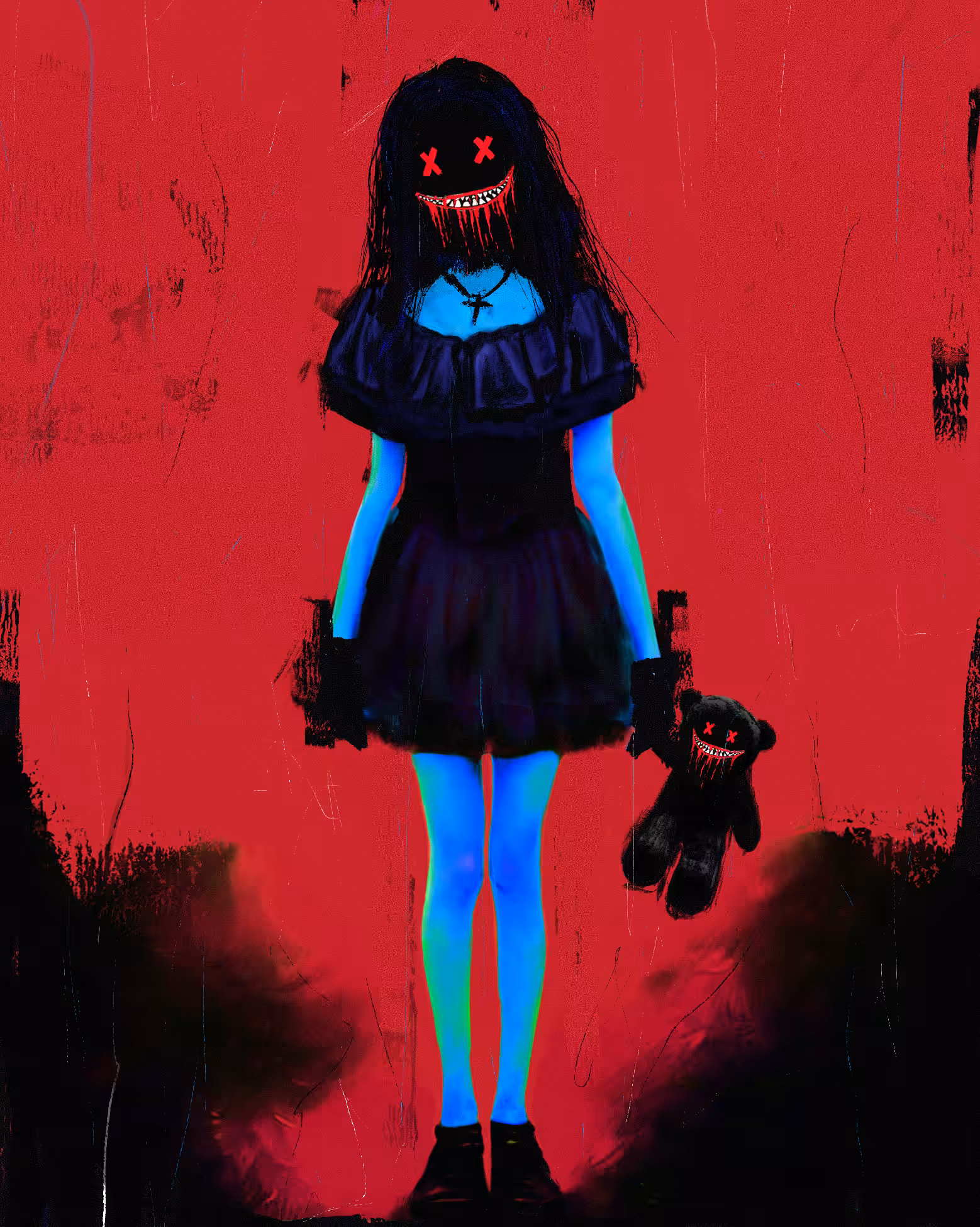 Girl with a Teddy Bear