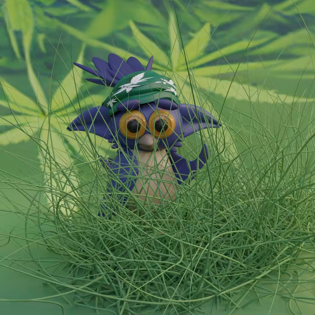 Touching the grass