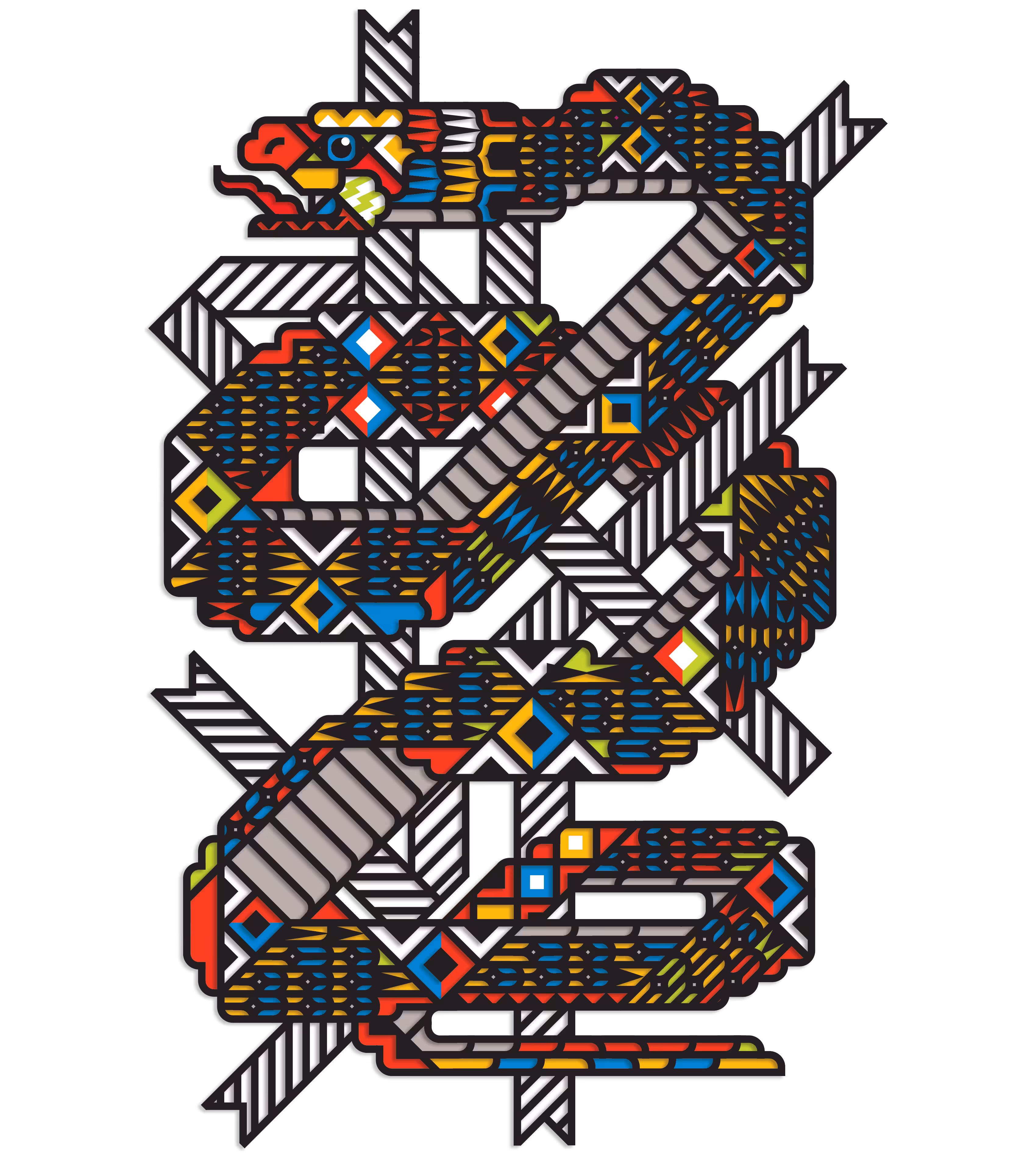 Snake and rope