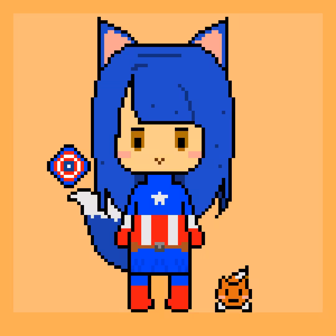 BlueFoxy #026 - version Captain America