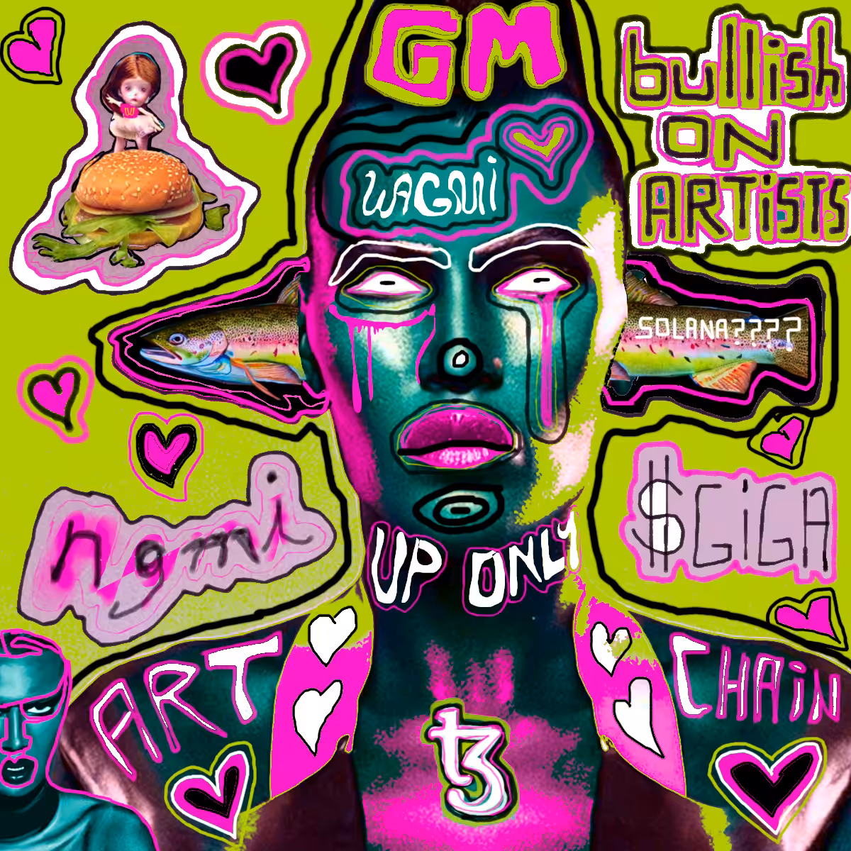 gm wagmi tezos is the art chain bullish on artists.....solana?