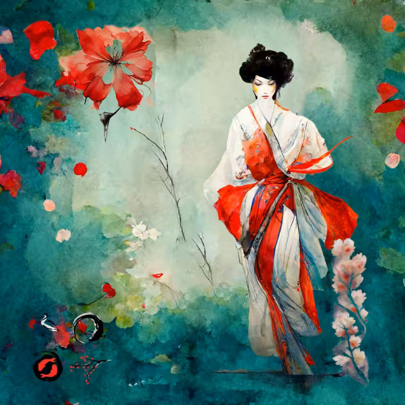 The dancing geisha #23