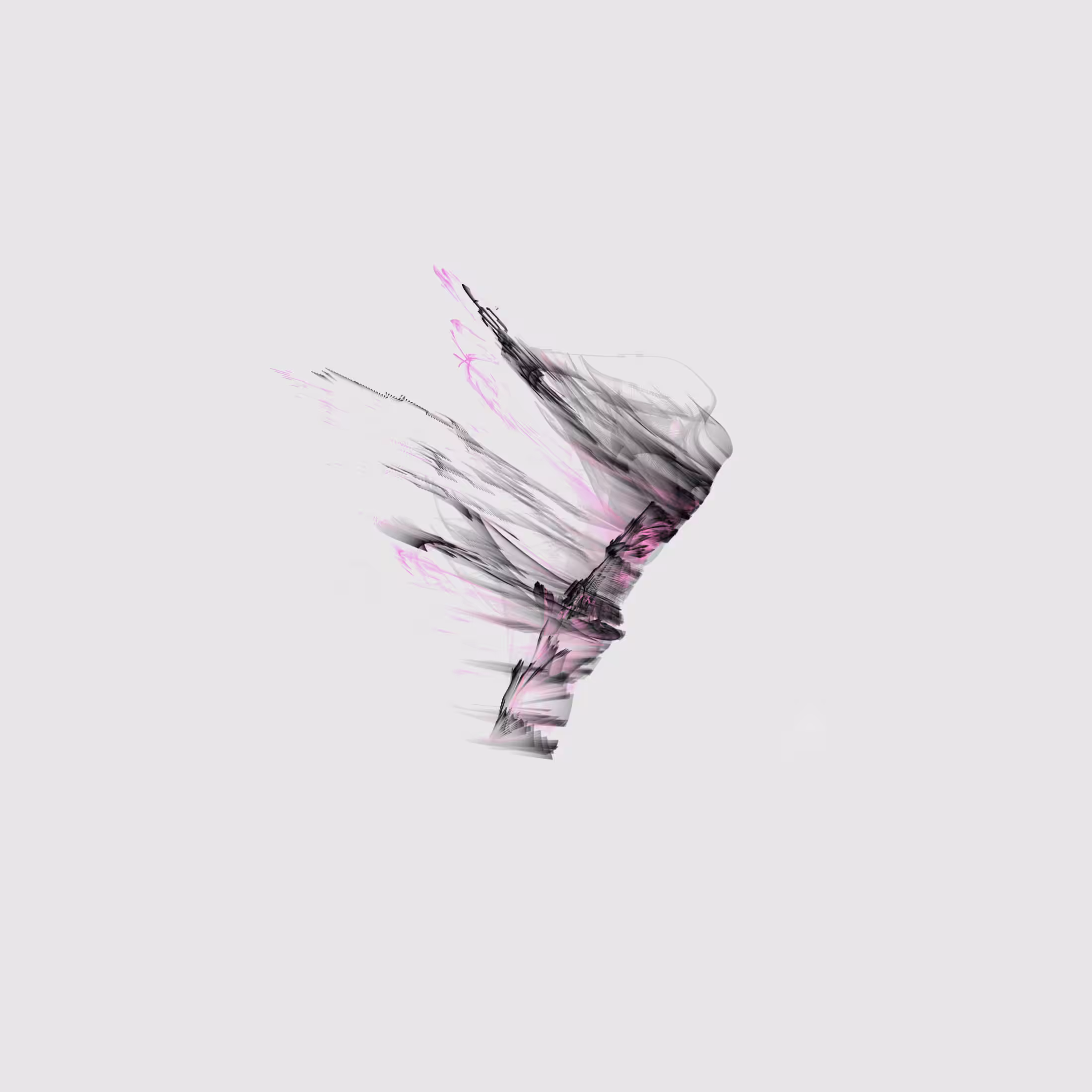 Slow Fall With Pink