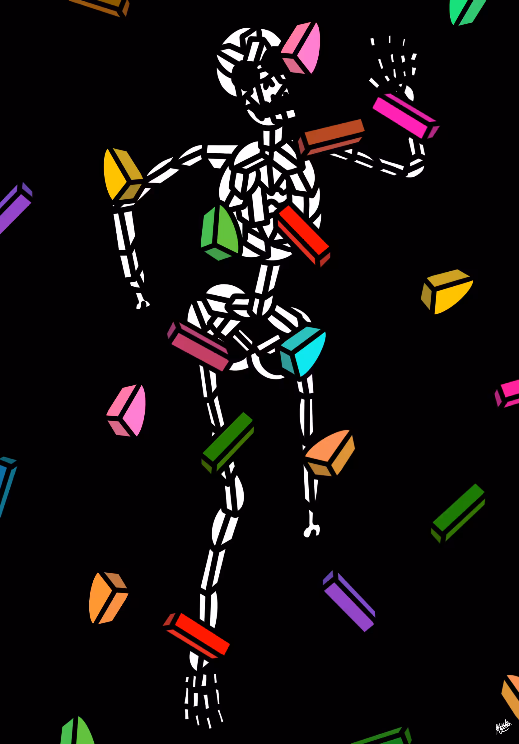 BLOCKS Bones - Nah Fungible Bones Collab