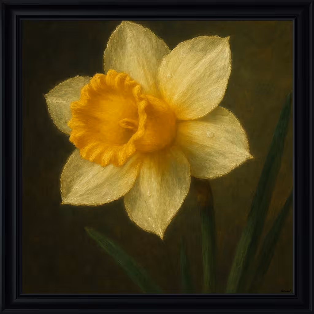 Narcissus Pseudonarcissus (Wild Daffodil -Lent Lily)
