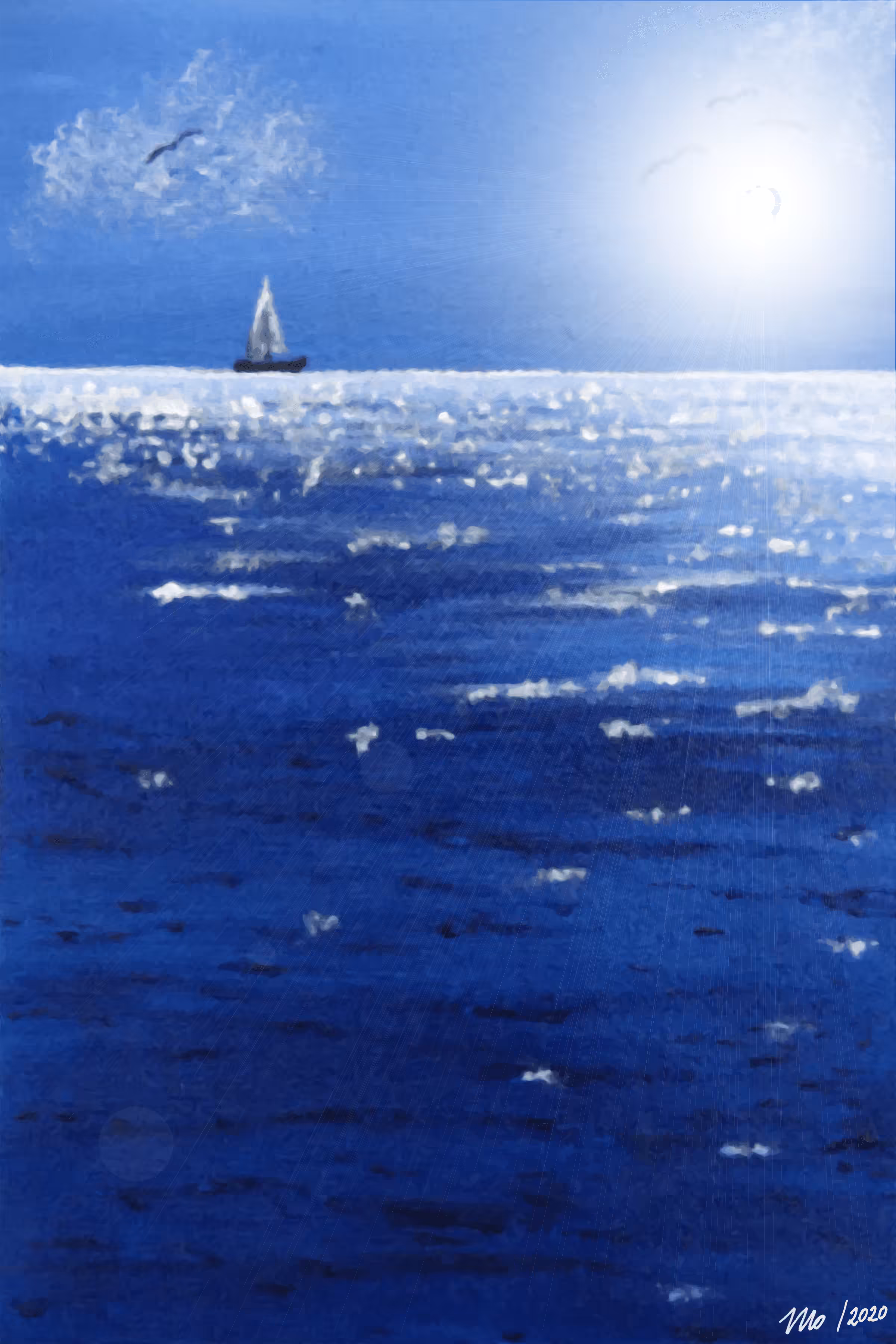 Vacation Mood - variation #5/15: setting sun