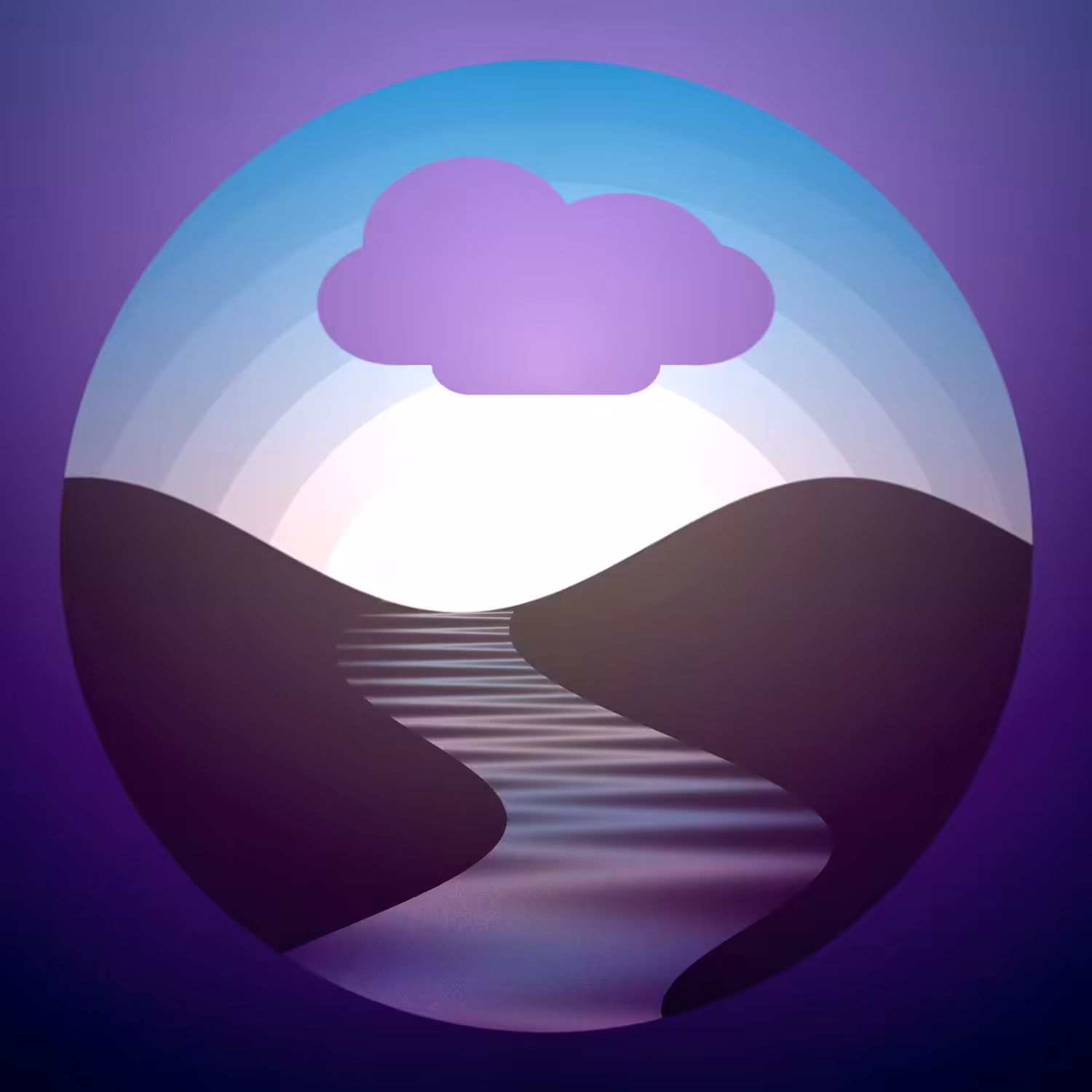 Chill landscape | Circle series #1