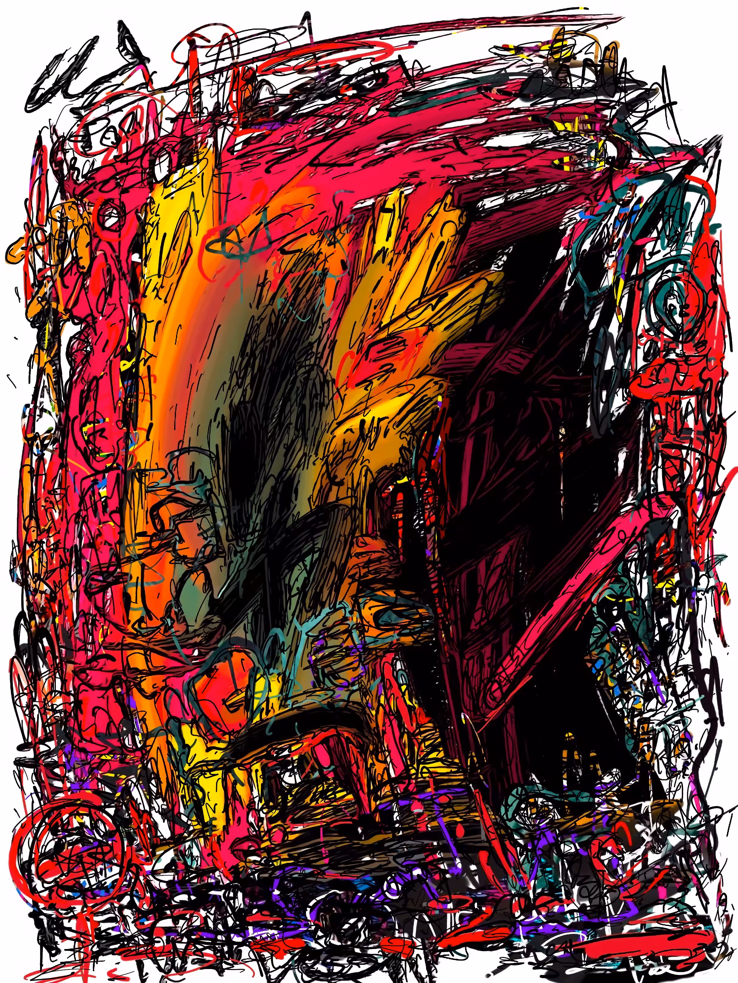 The boldness of the lines