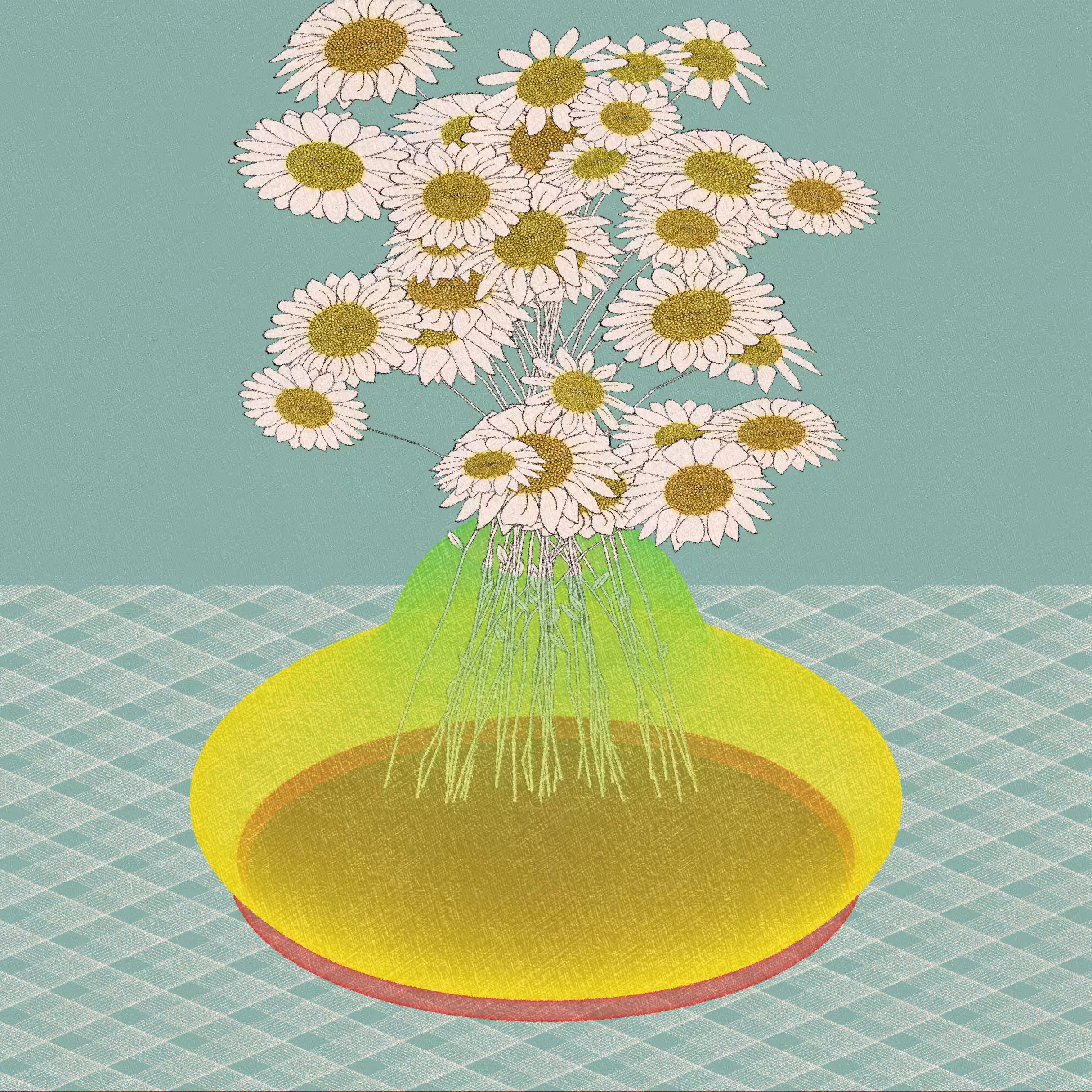 Vases and Daisies #57