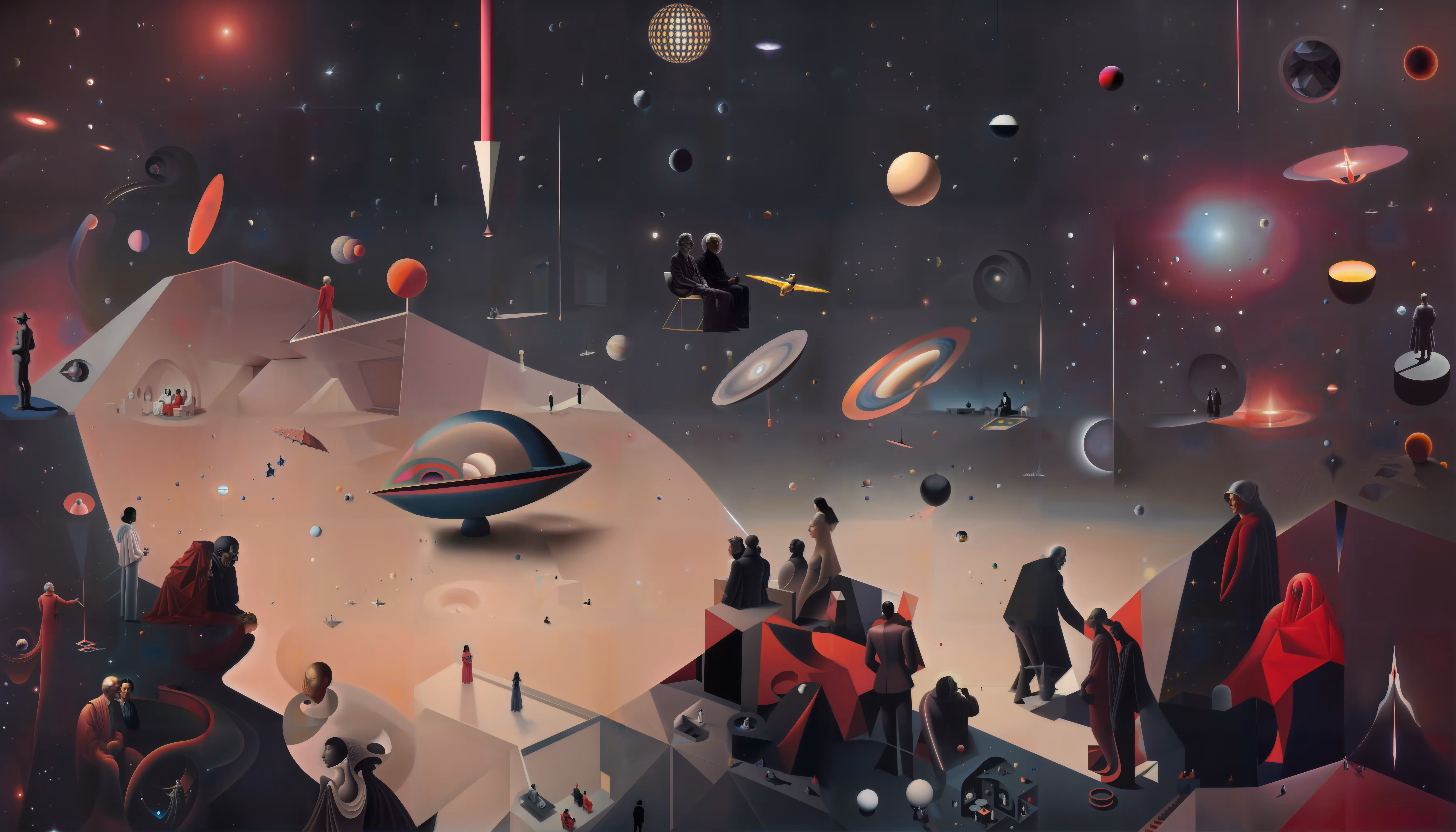 Possibility Spaces: Enigmatic Saturn