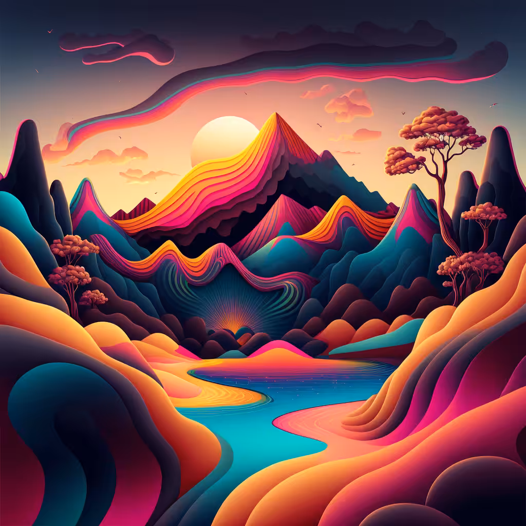 Psychedelic Landscape #29