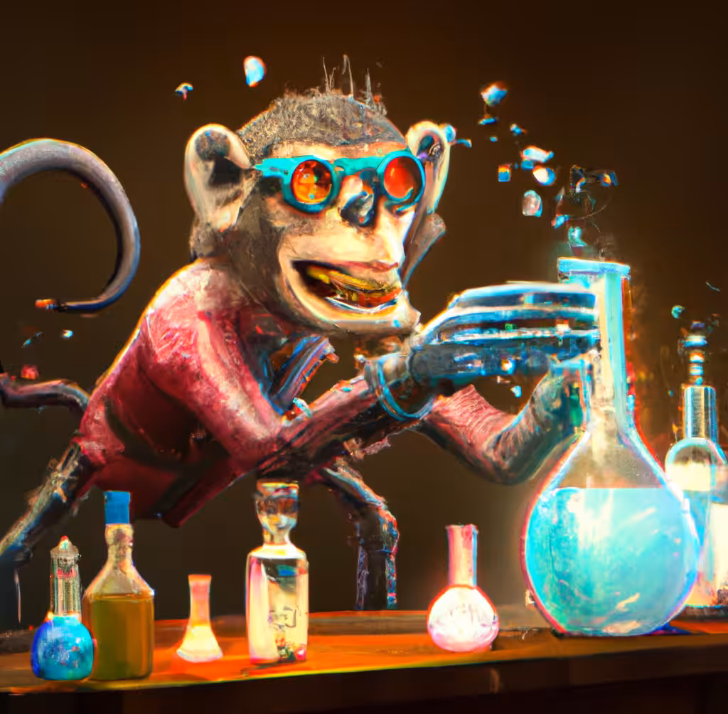 Mynopia Mad Scientist Monkey #12