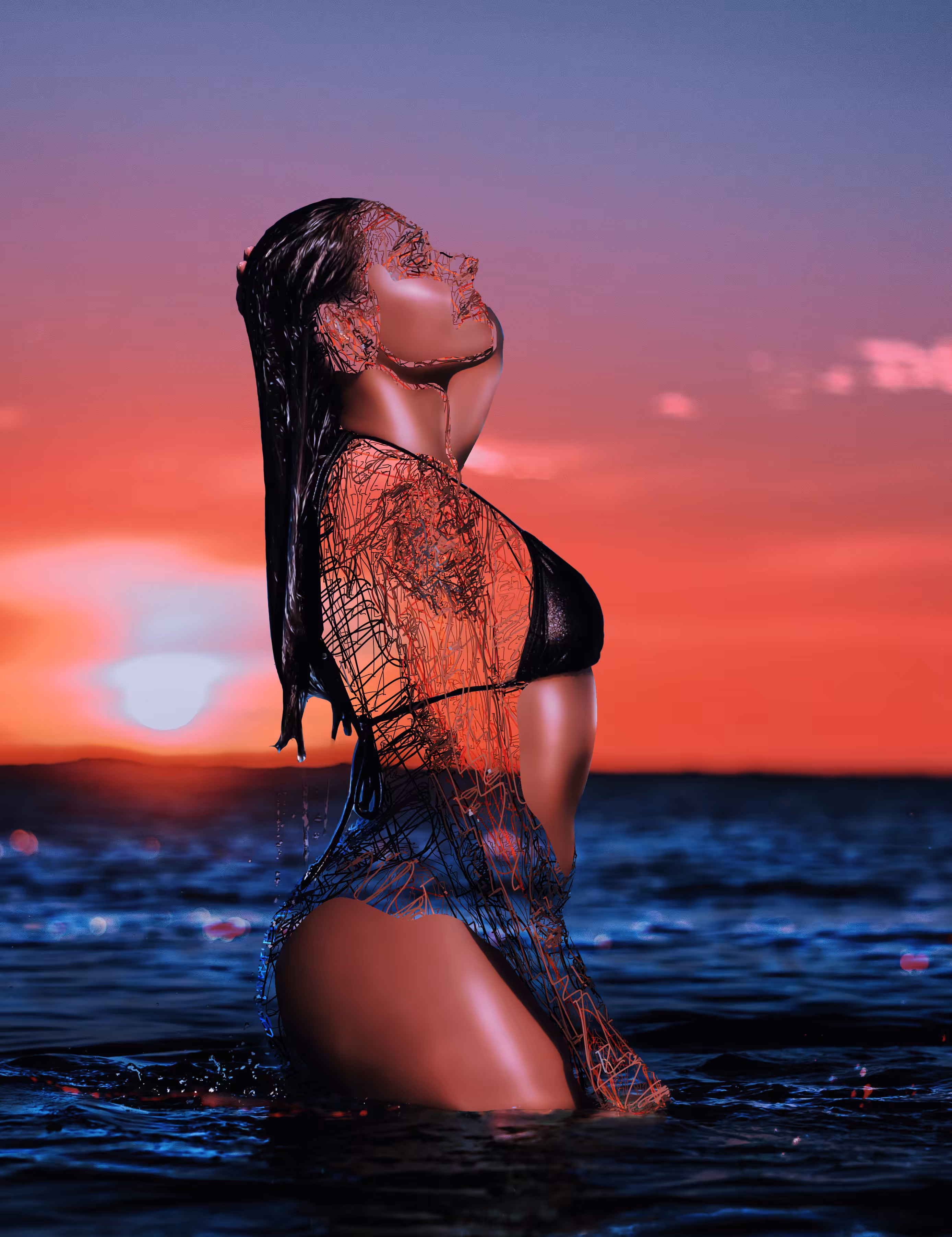 Passionate sea glow