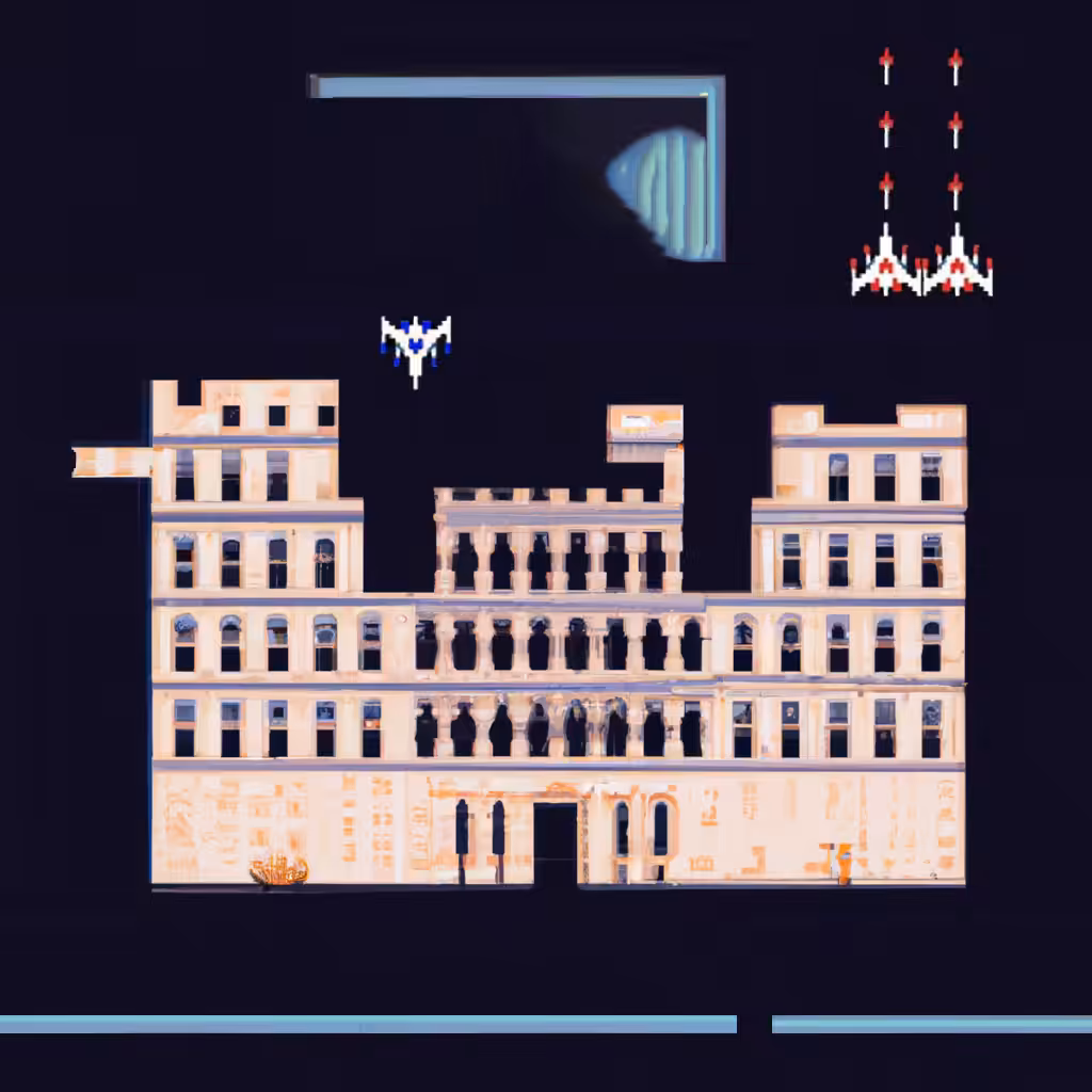 1981 Galaga by night