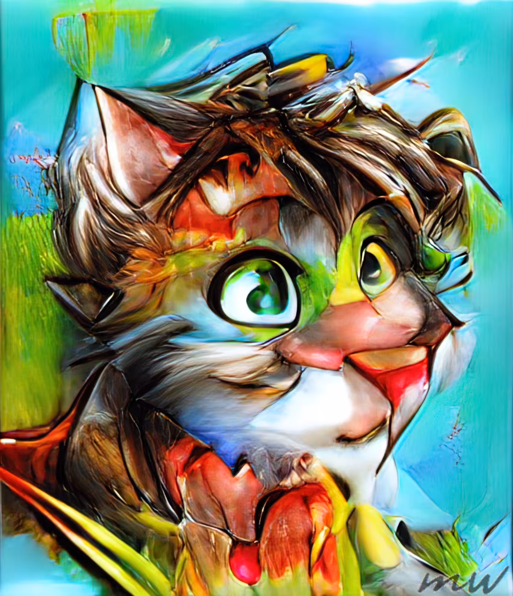 Painted Cat