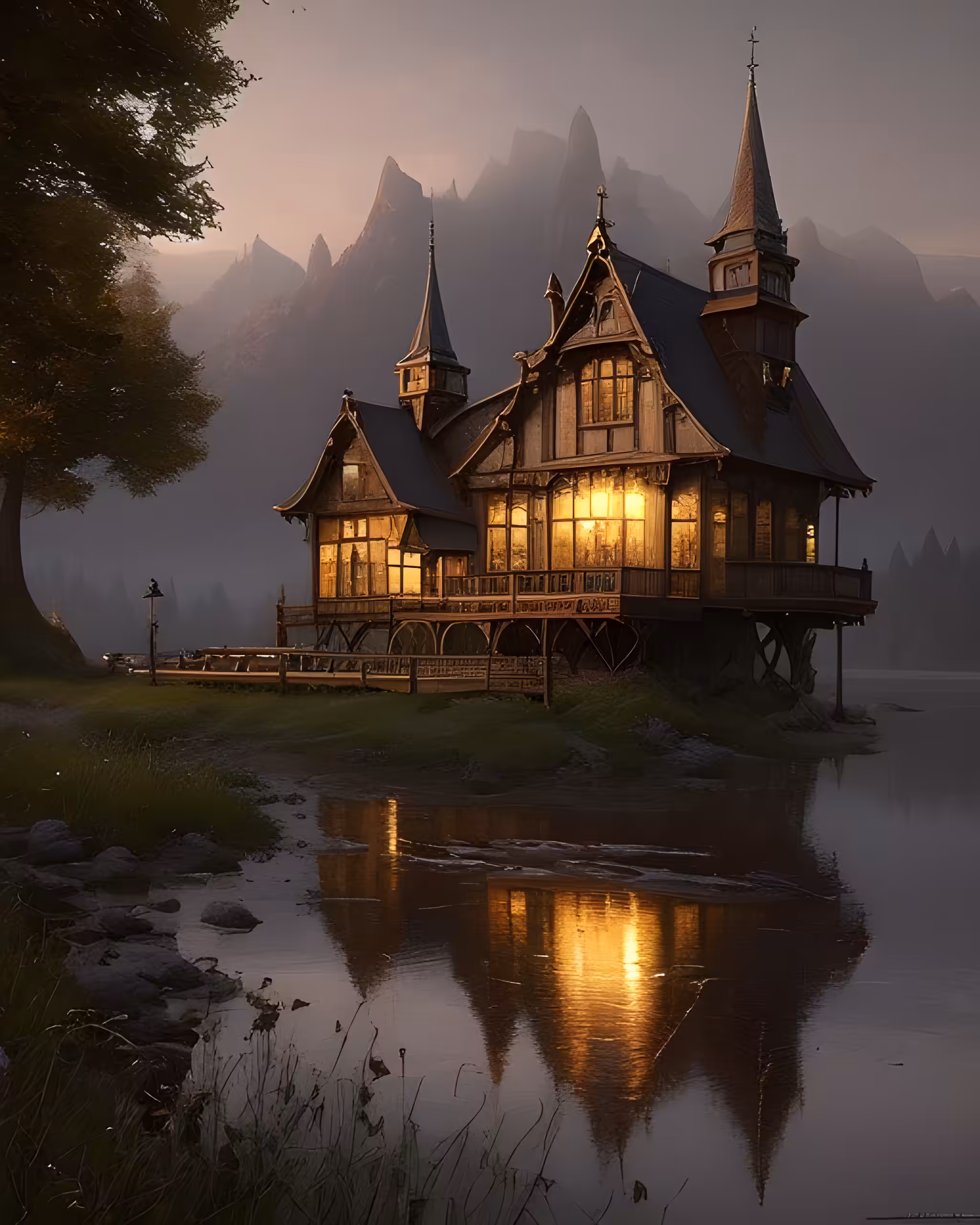 House by the river
