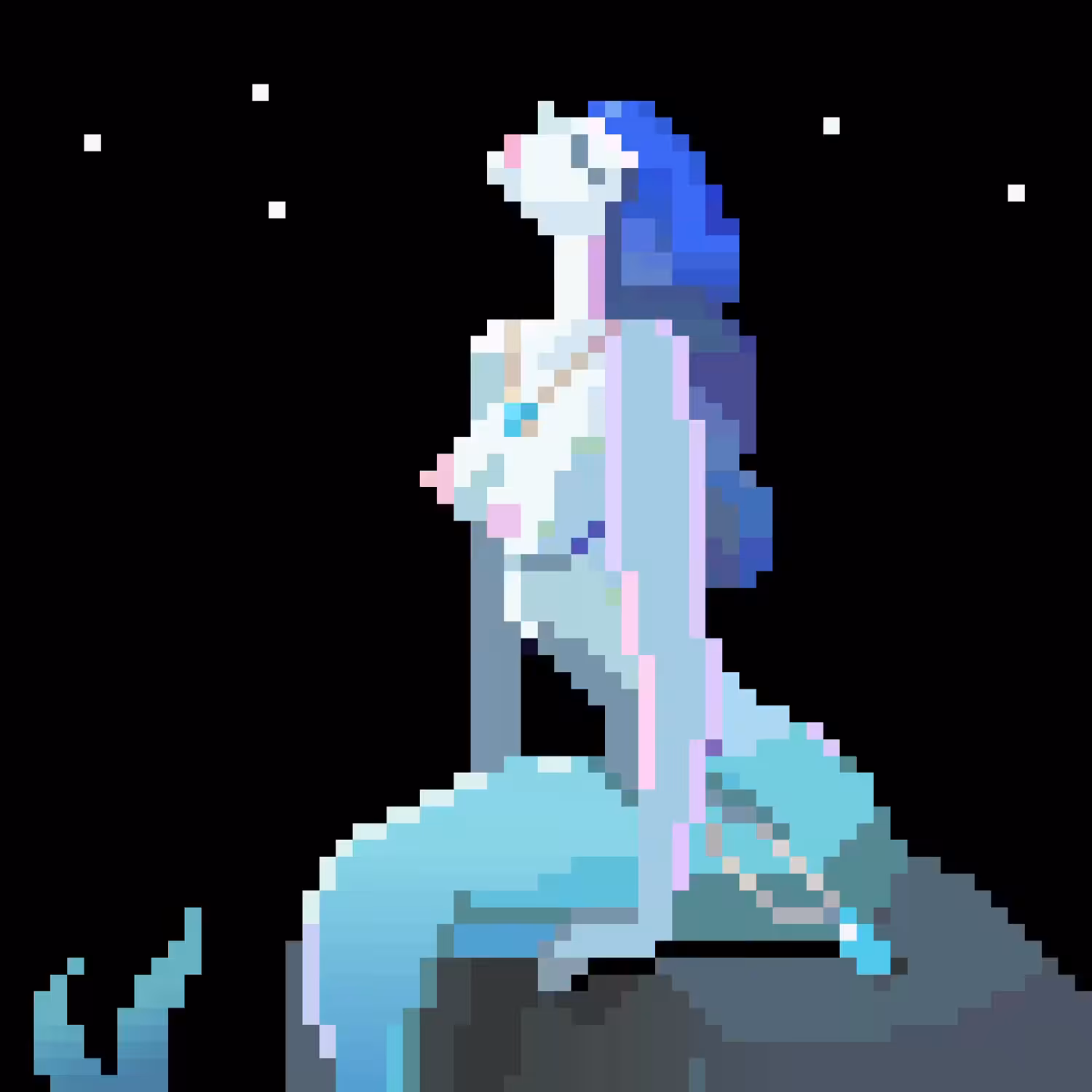 Nude Pixel 27 // Siren Of The Sea