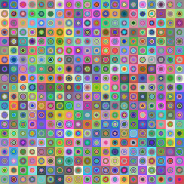 400 circles  #3