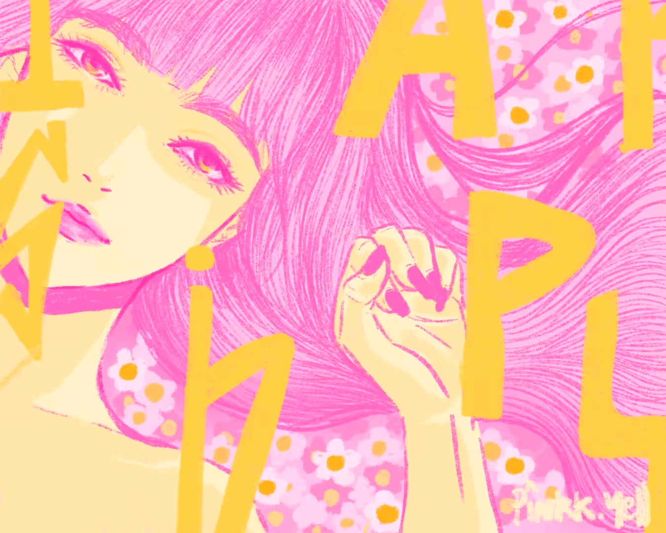 IS HAPPY