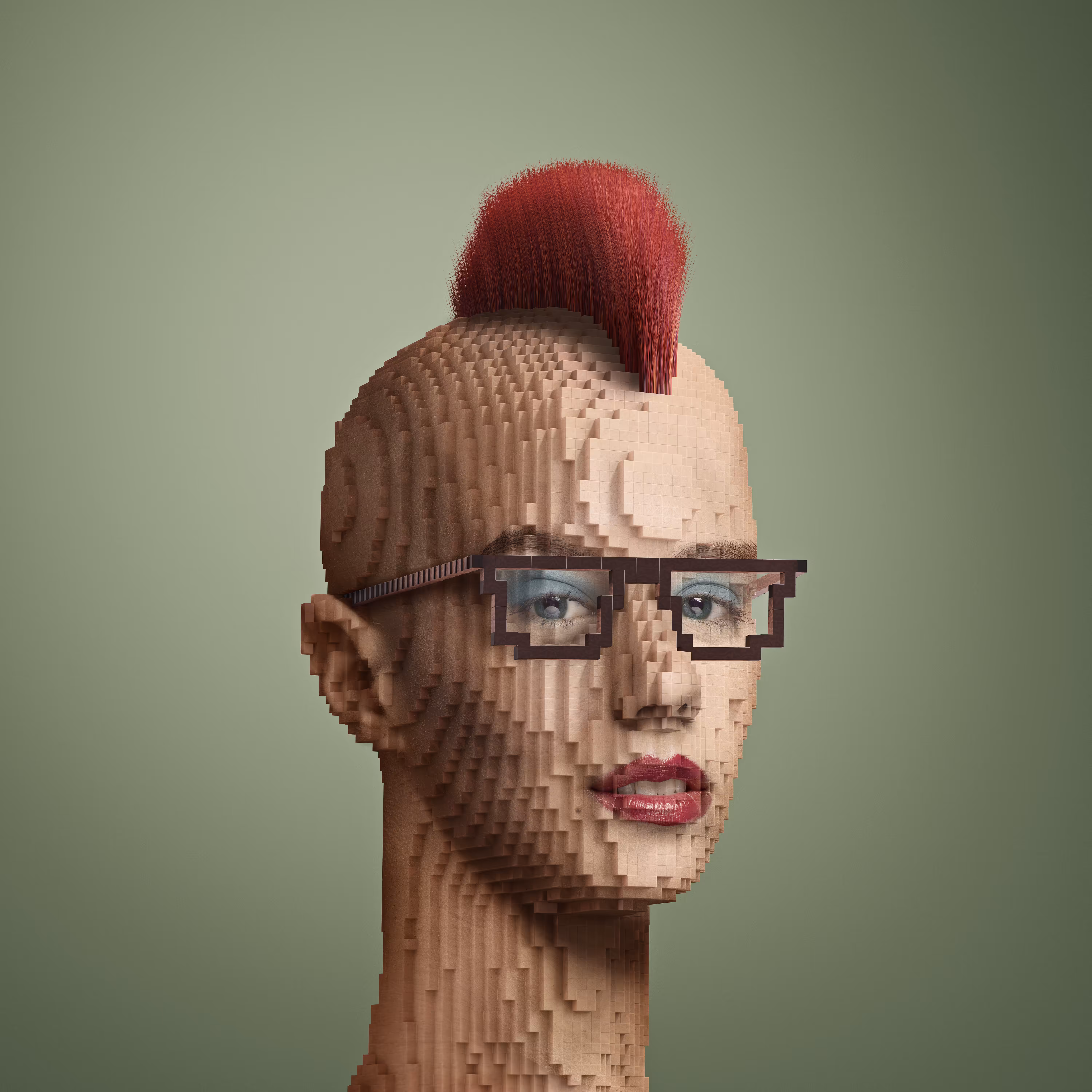 Block Head Punk 029